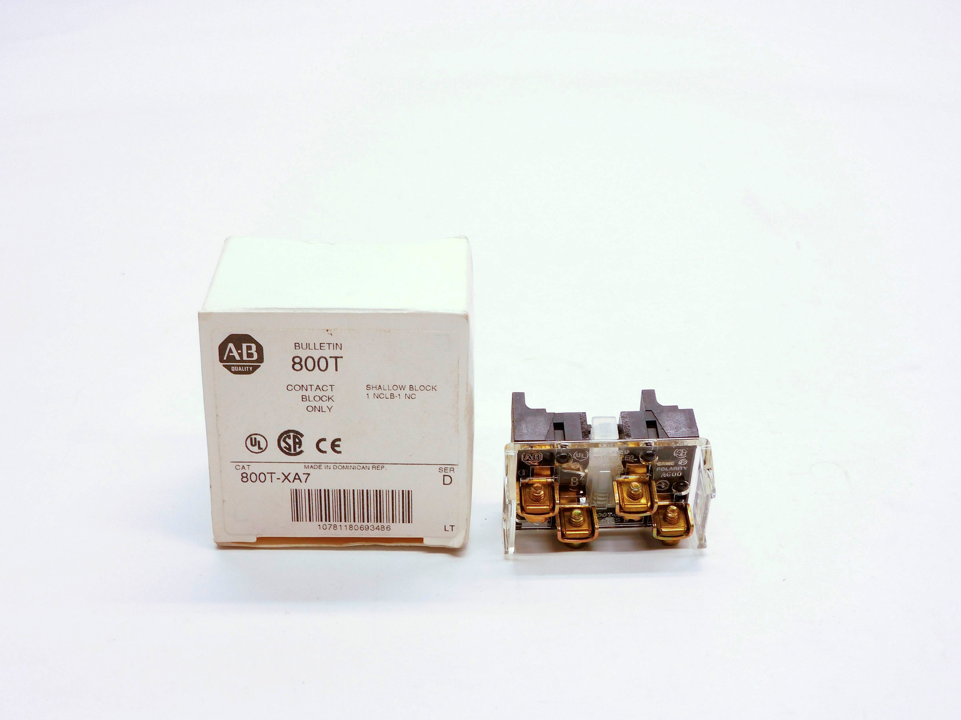 INDUSTRIAL SPARE PART 800T-XA7 SER. D (WH) NSMP