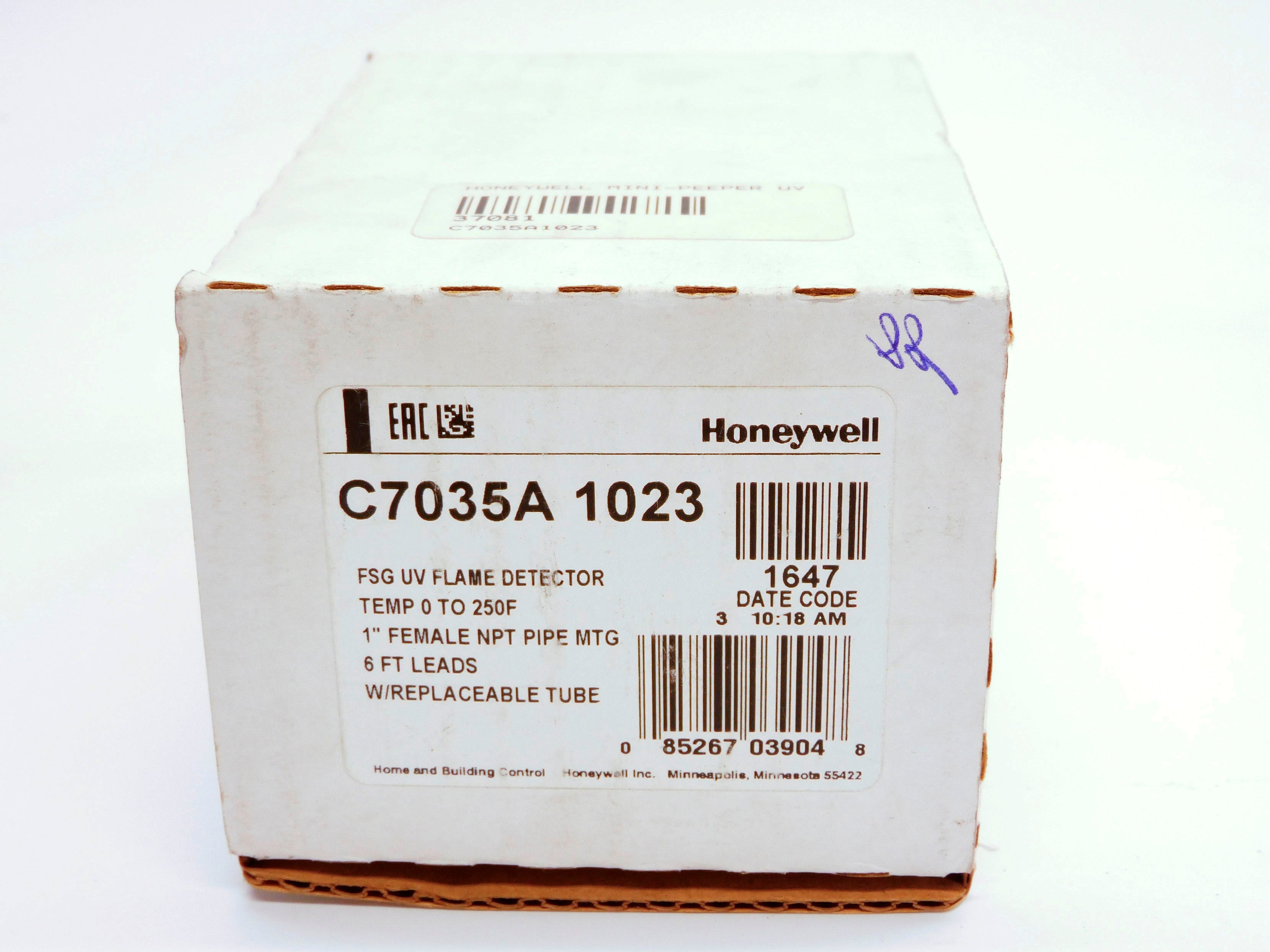 HONEYWELL C7035A1023 0-250F NSMP