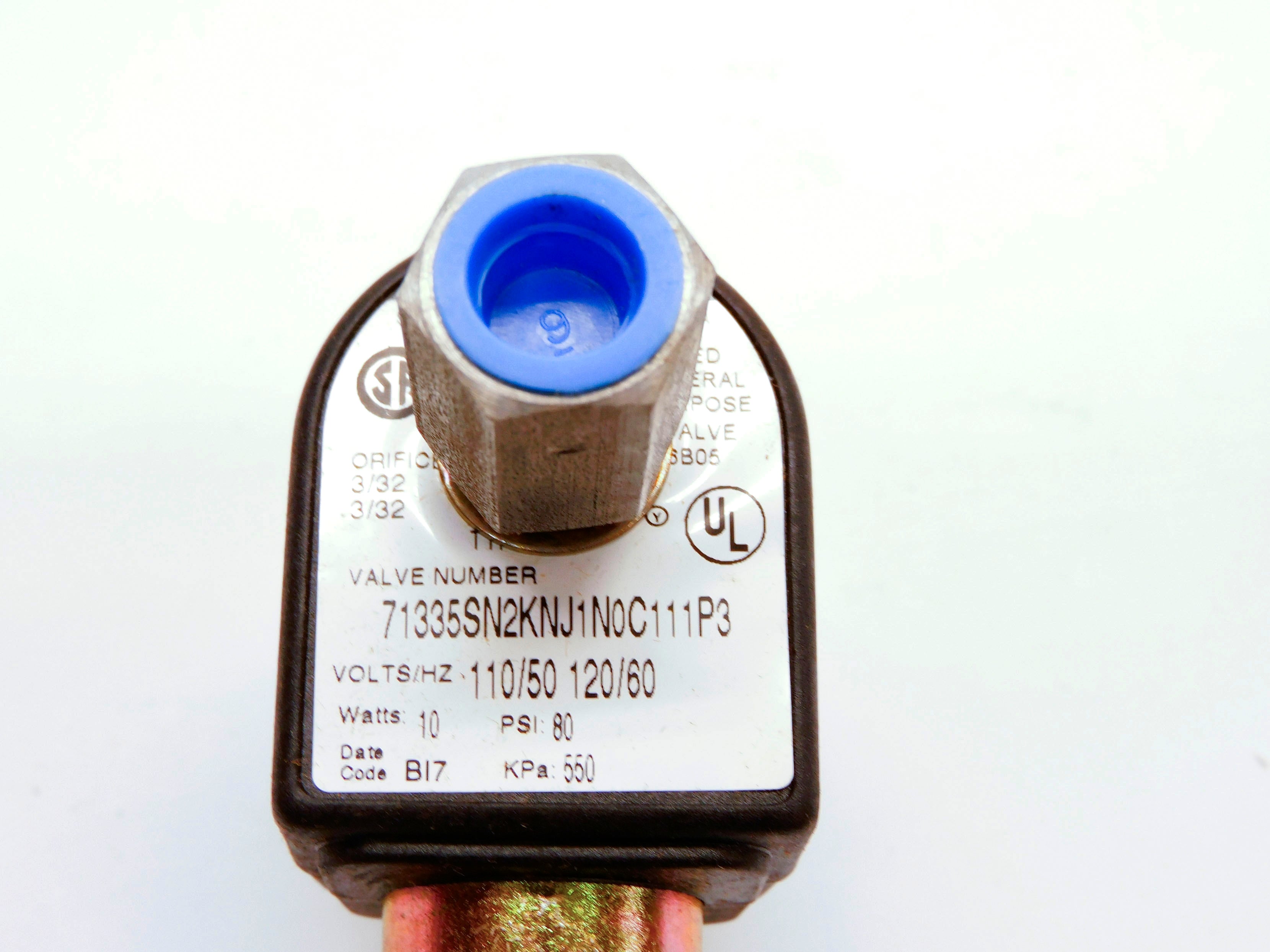 HONEYWELL 71335SN2KNJ1N0C111P3 110/120V 80PSI 3/32" NSMP