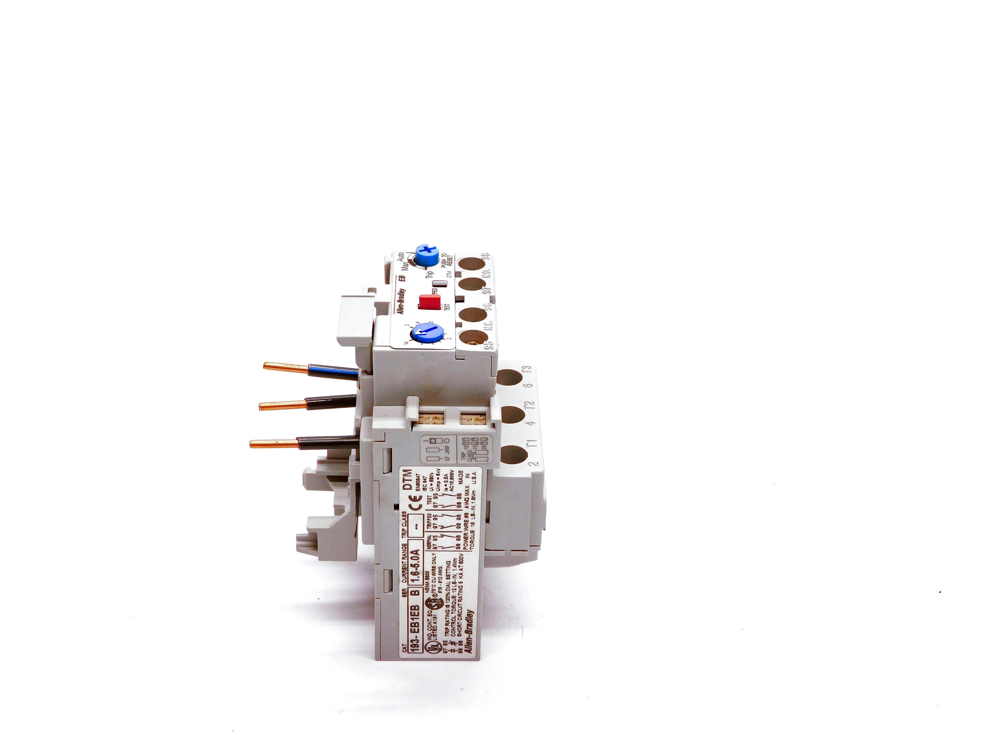 ALLEN BRADLEY 193-EB1EB SER. B 690V 1.6-5.0A UNMP