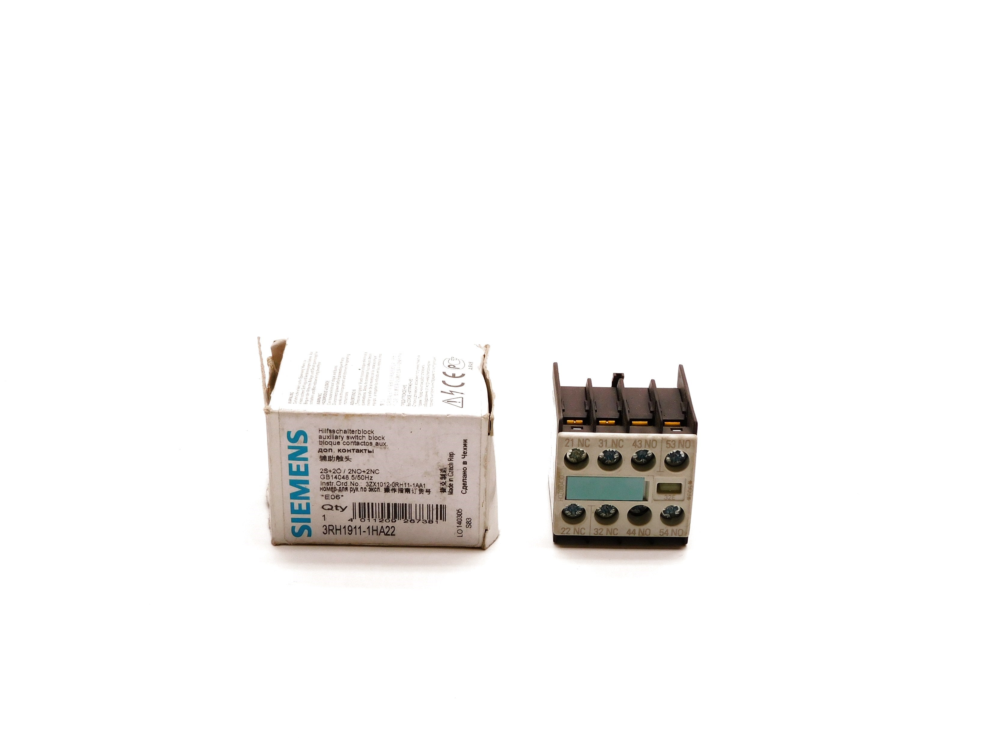 SIEMENS 3RH1911-1HA22 240V 10A NSMP