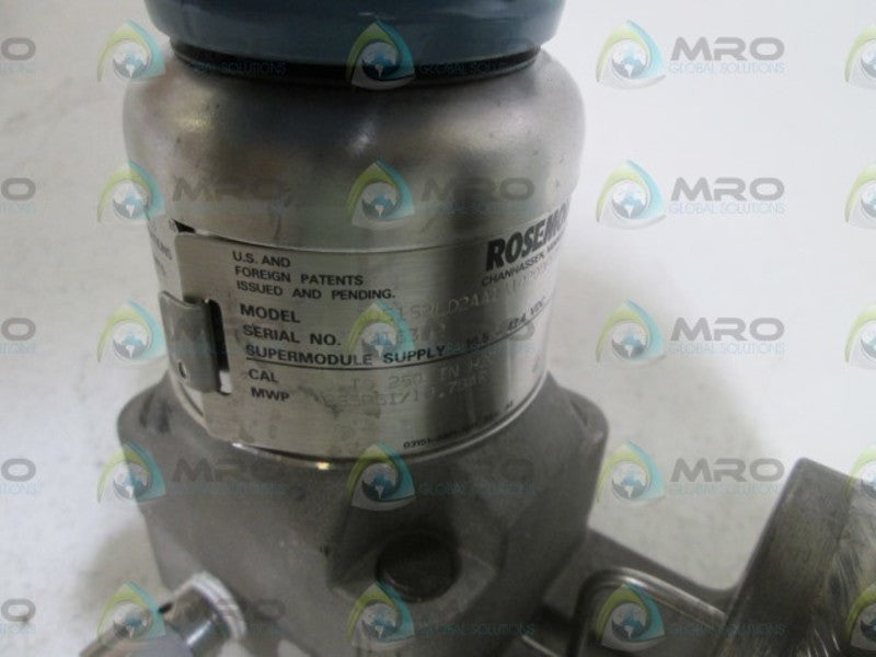 ROSEMOUNT  TRANSMITTER (AS PIC) 3051S2LD2AA1A1020DFF71CA00E5M5 NSNP