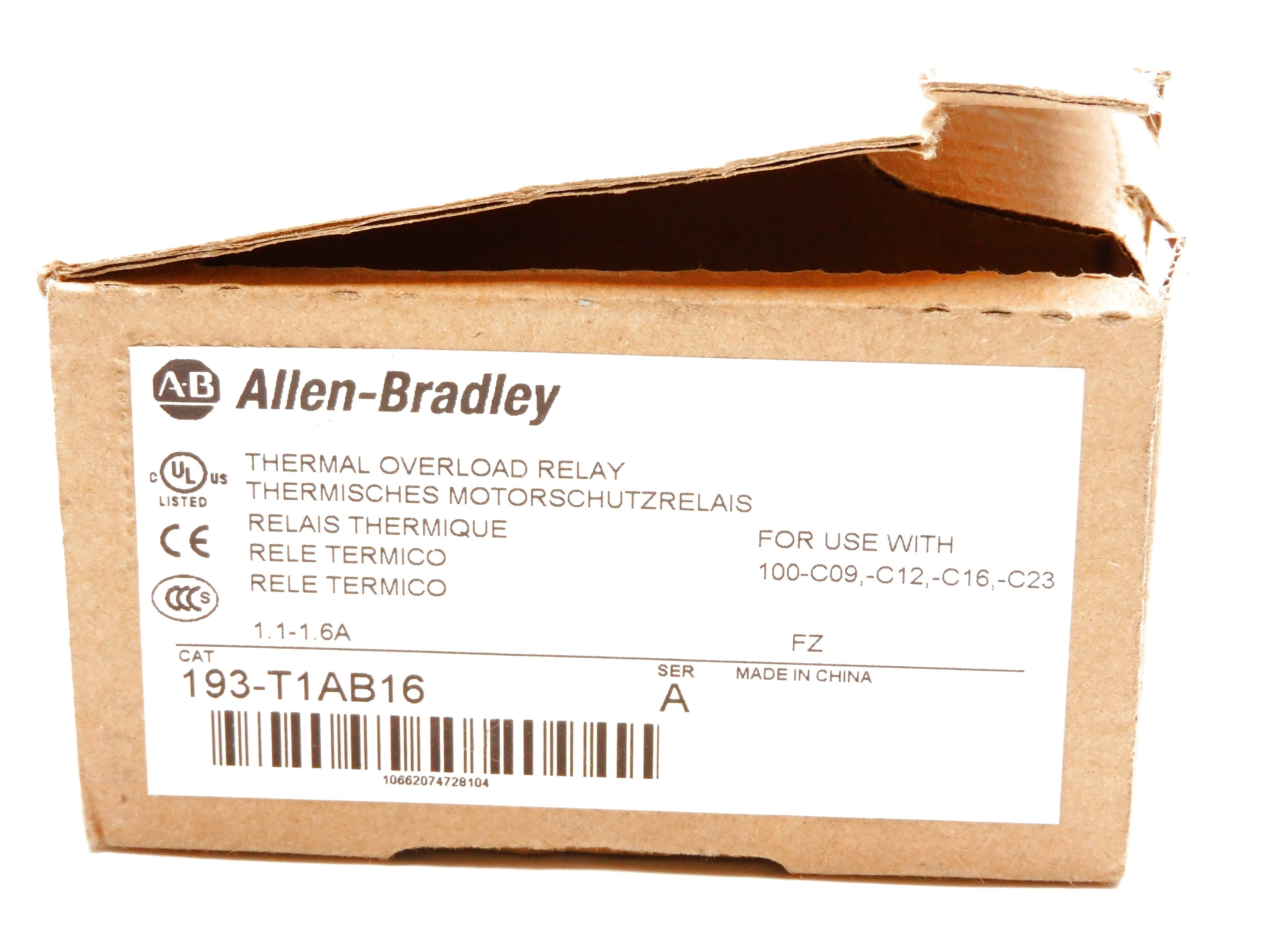 INDUSTRIAL SPARE PART 193-T1AB16 SER. A 690V 1.1-1.6A (BR/WH) NSMP