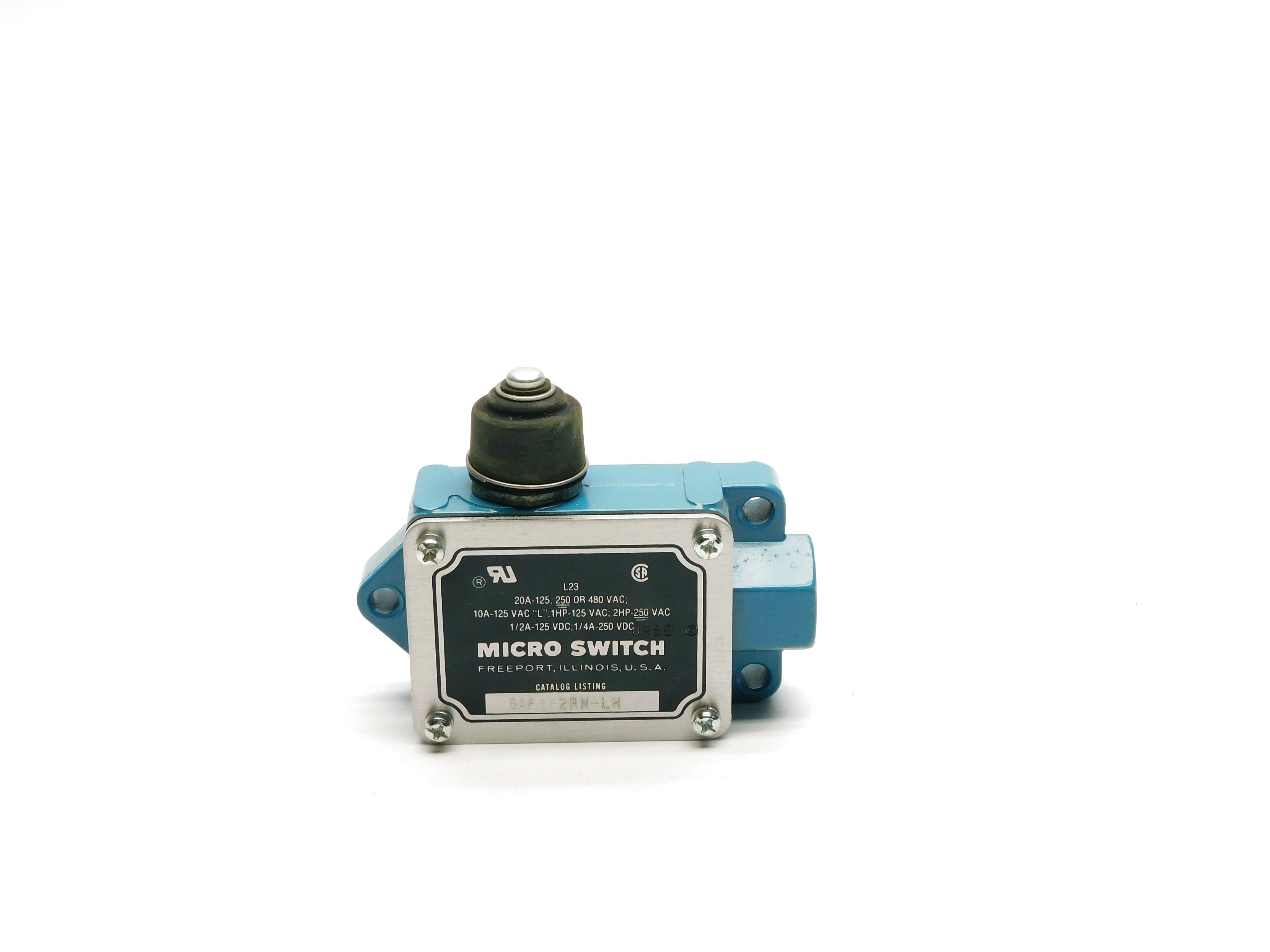 MICRO SWITCH BAF1-2RN-LH 480VAC 20A (BLUE) NSNP