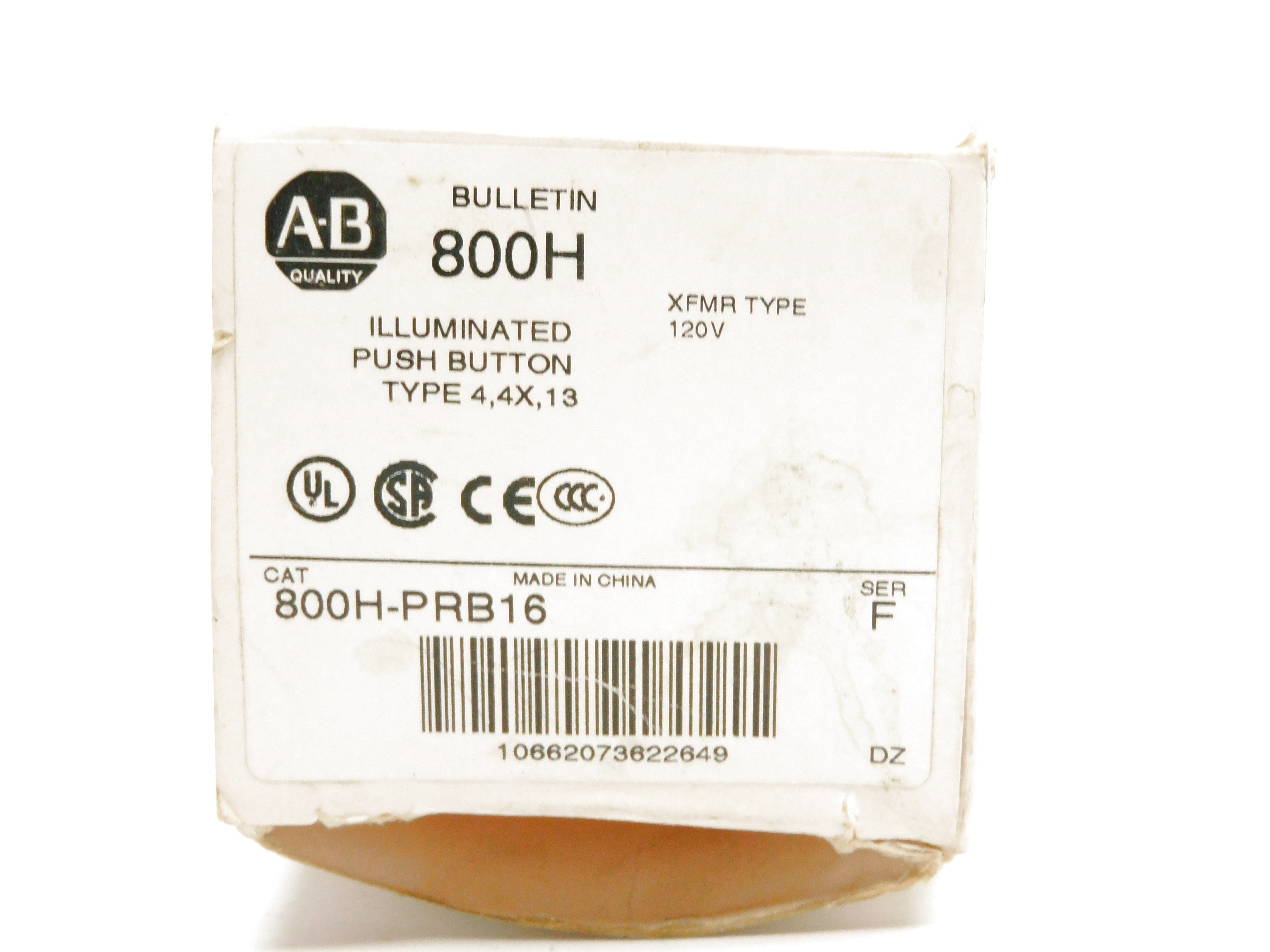 ALLEN BRADLEY 800H-PRB16 SER. F (AS PICTURED) (WH) NSMP