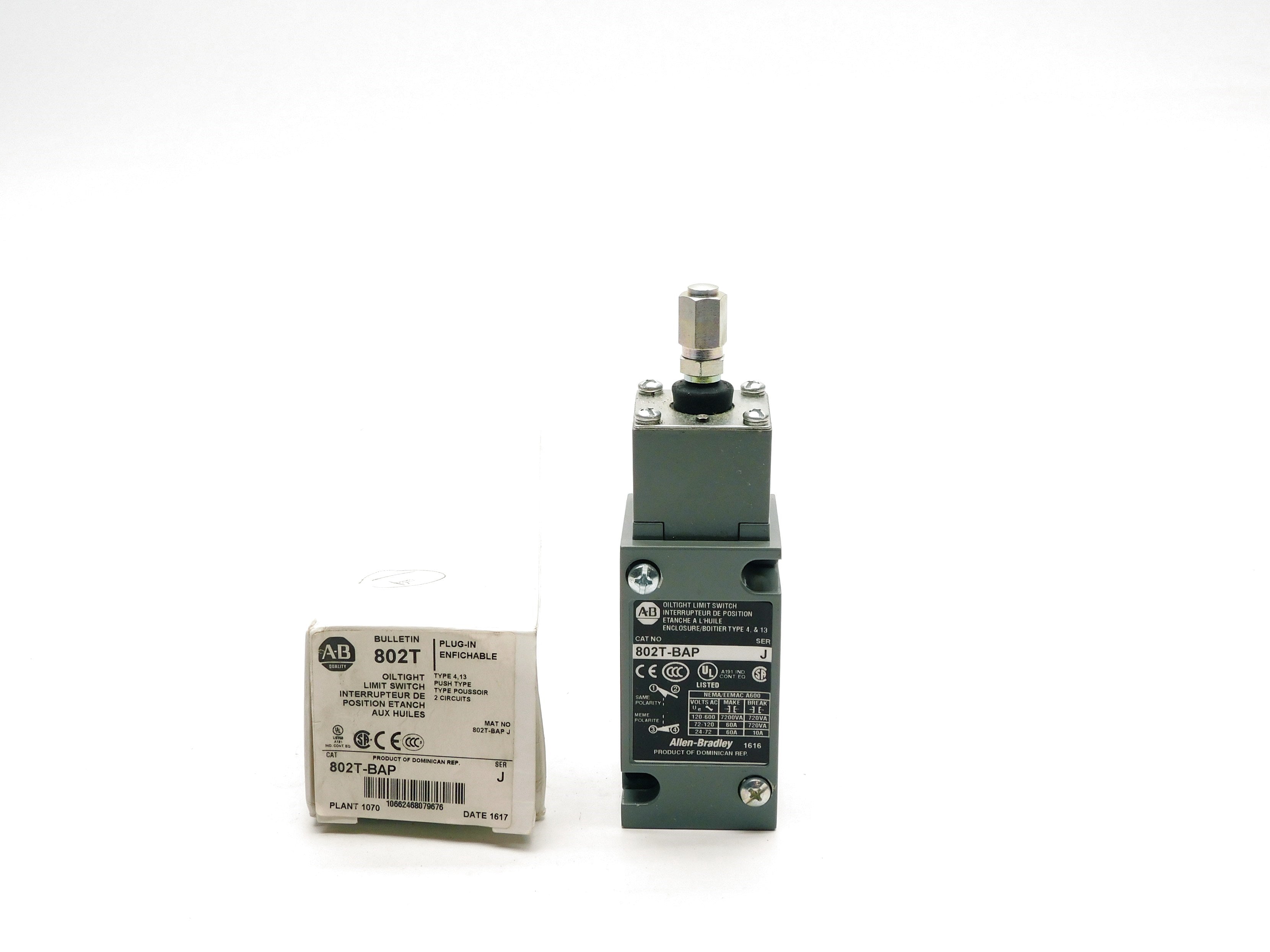 INDUSTRIAL SPARE PART 802T-BAP SER. J 600VAC 60A (WH) NSMP