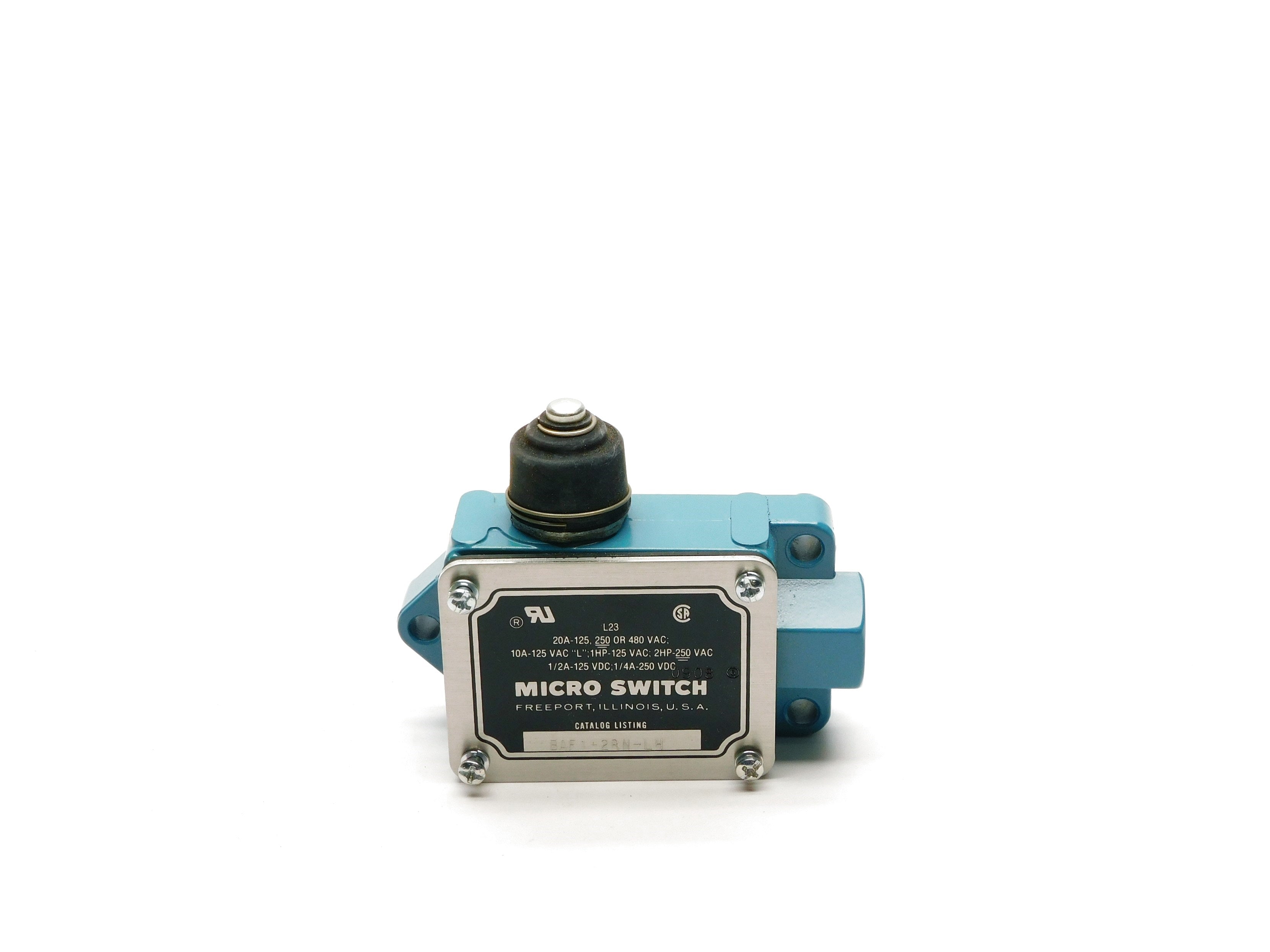 MICRO SWITCH BAF1-2RN-LH 480VAC 20A (BLUE) NSMP