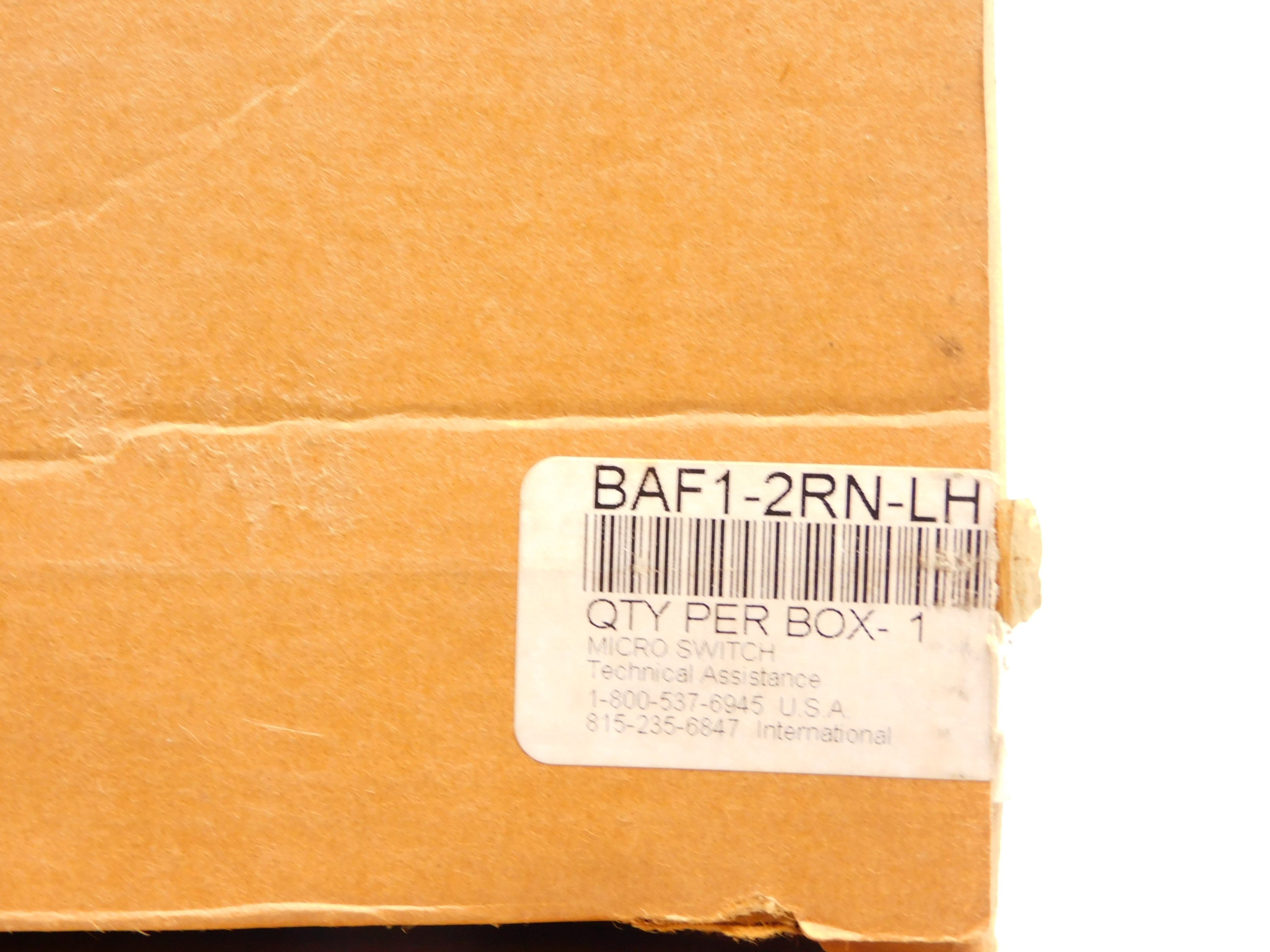 MICRO SWITCH BAF1-2RN-LH 480VAC 20A (BLUE) NSMP