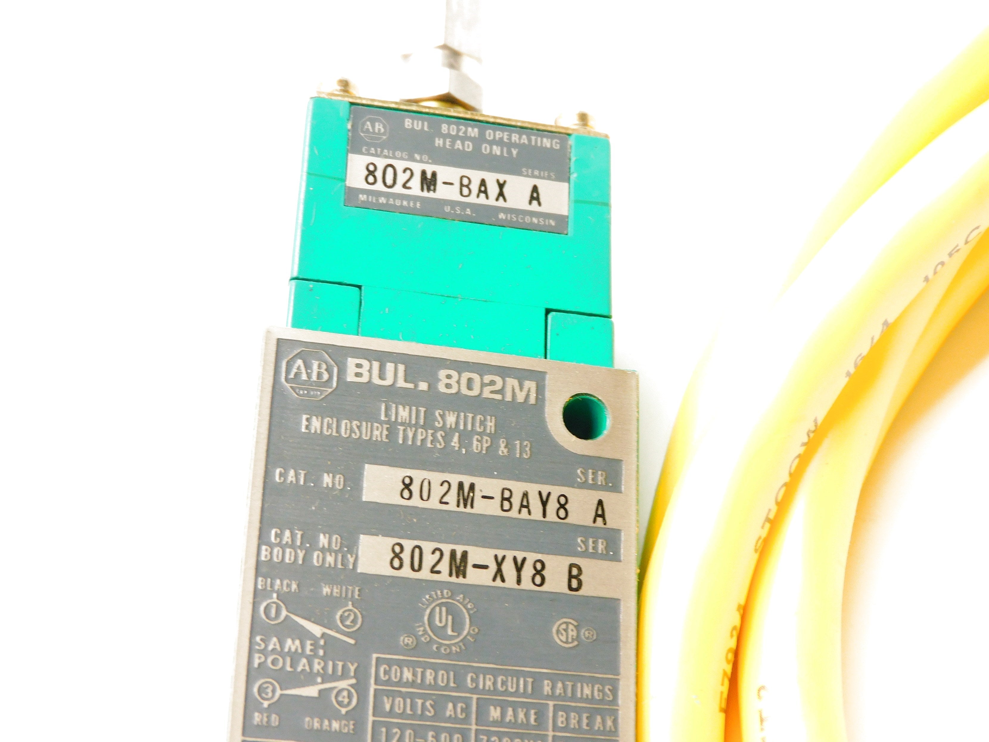 INDUSTRIAL SPARE PART 802M-BAY8 SER. A (BR/YL) NSMP