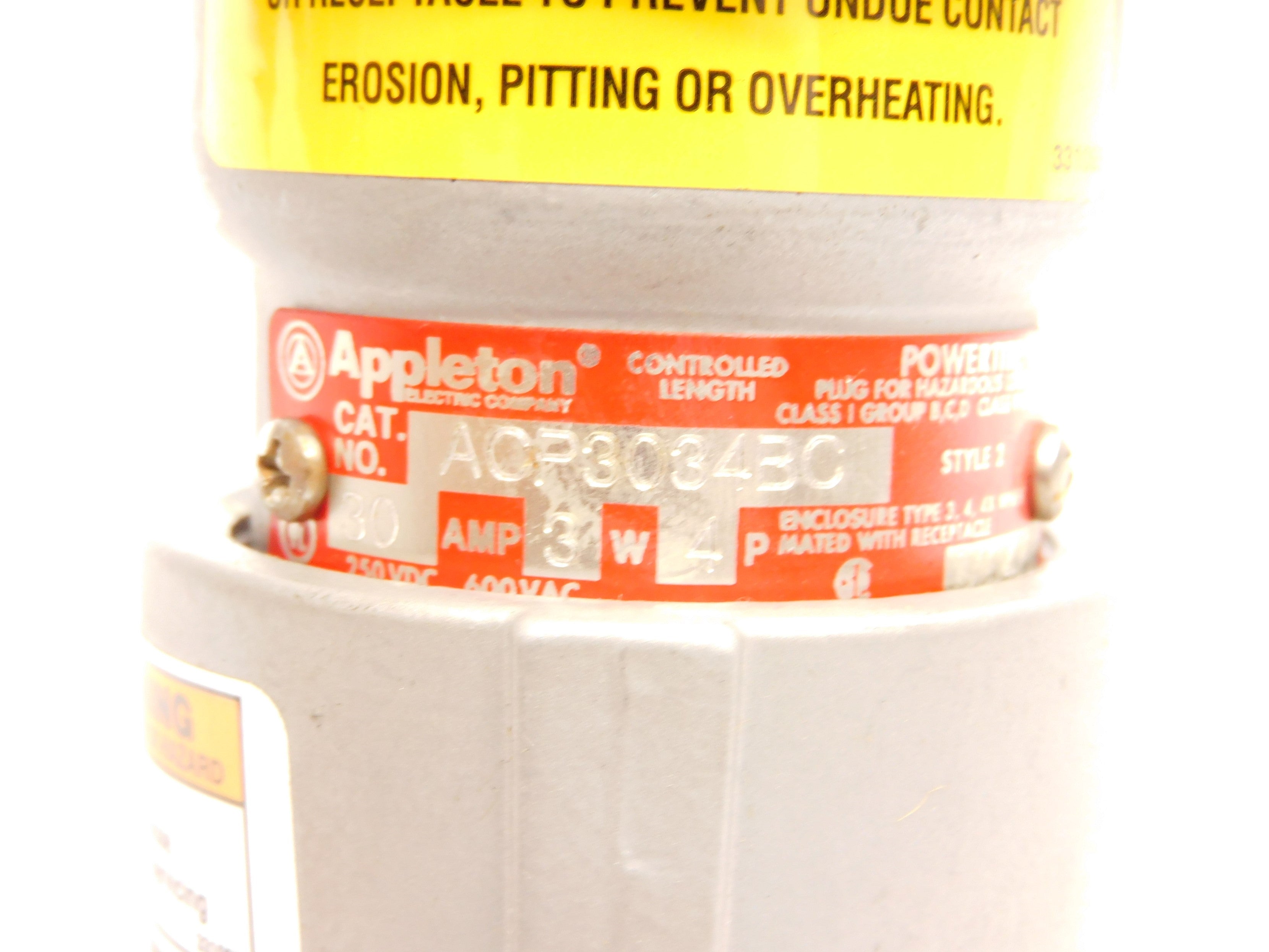 APPLETON ACP3034BC 600VAC 30A NSMP