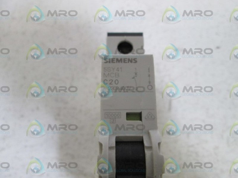 SIEMENS CIRCUIT BREAKER 5SY4120-7 UNMP