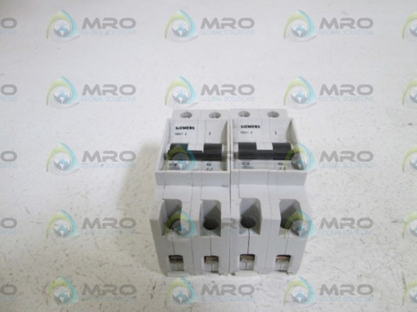 LOT OF 2 SIEMENS CIRCUIT BREAKER 5SX12-C2 UNMP