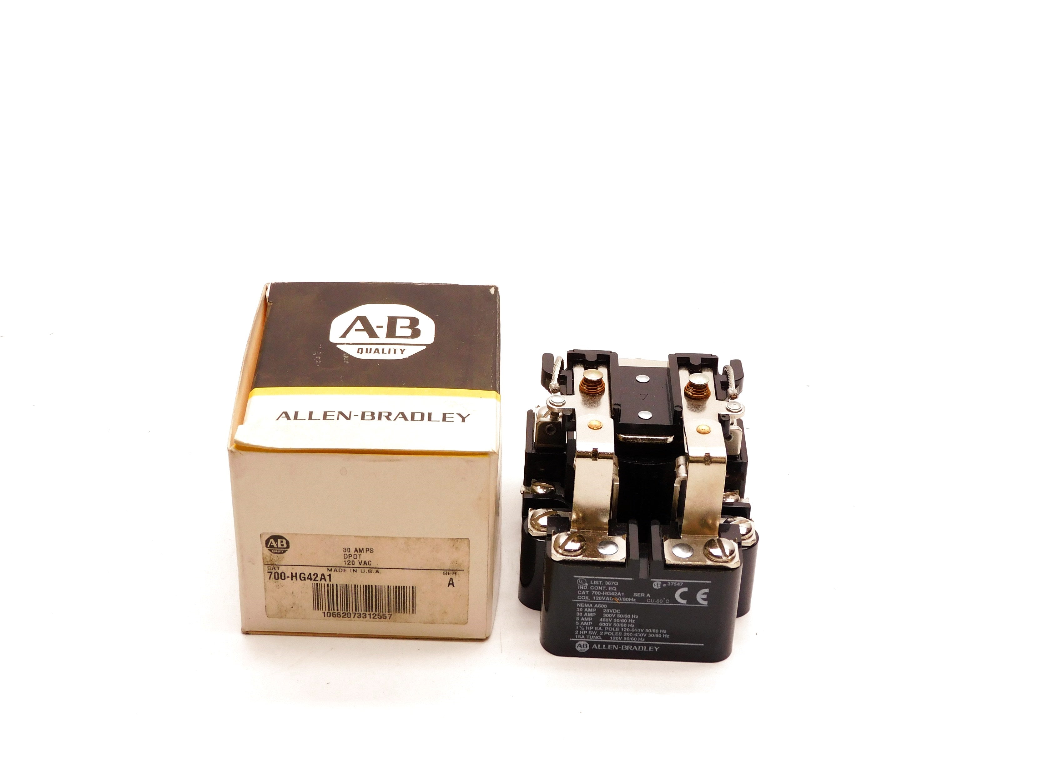 INDUSTRIAL SPARE PART 700-HG42A1 SER. A 120VAC 30A (BK/YL) NSMP