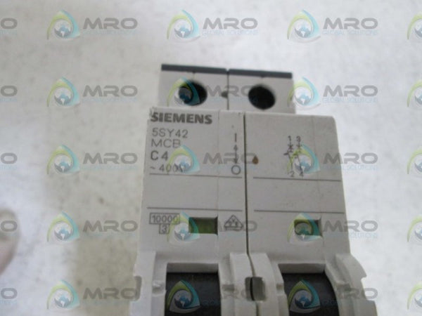 SIEMENS CIRCUIT BREAKER 5SY4204-7 UNMP