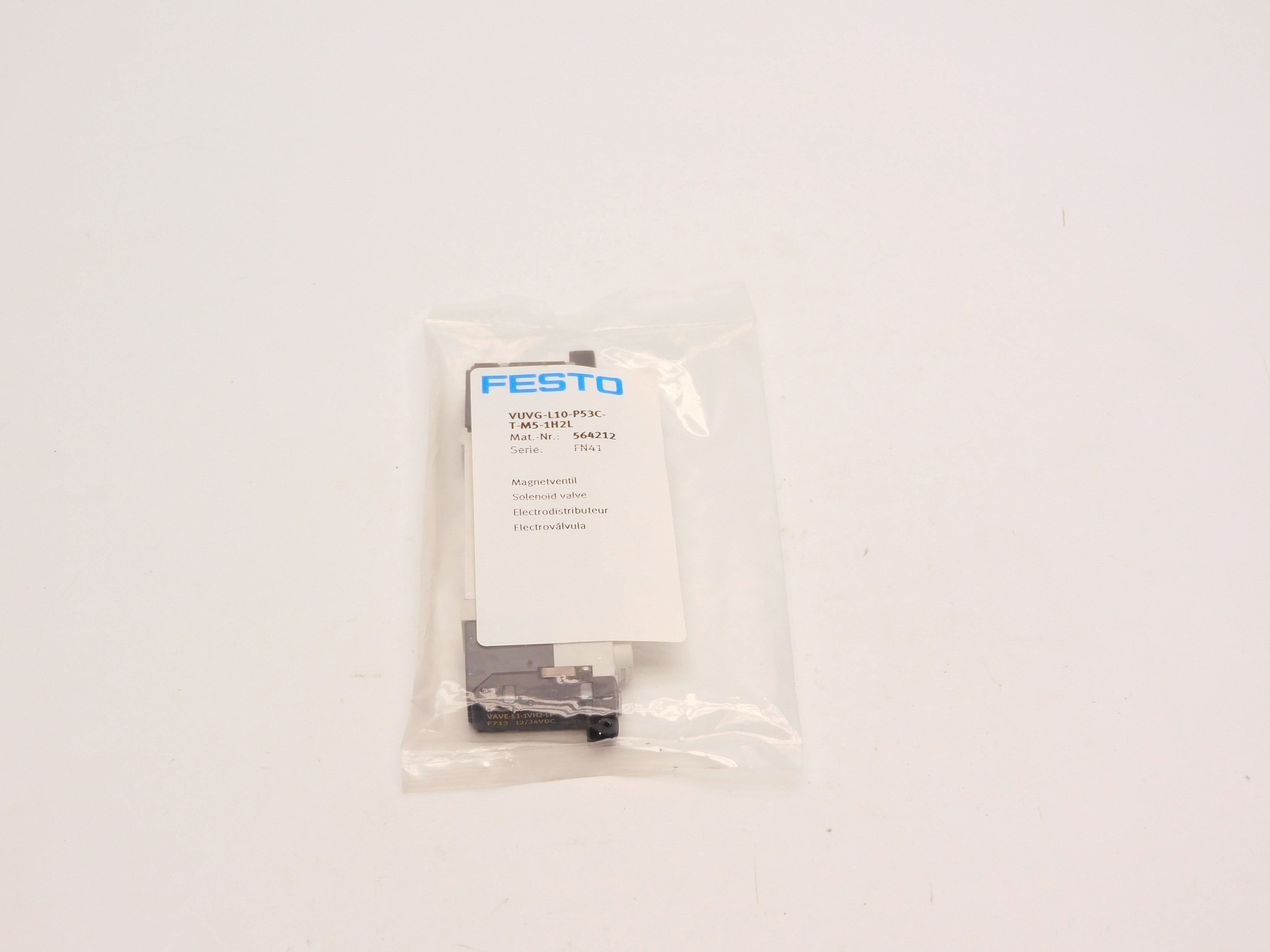 FESTO VUVG-L10-P53C-T-M5-1H2L 24VDC NSMP