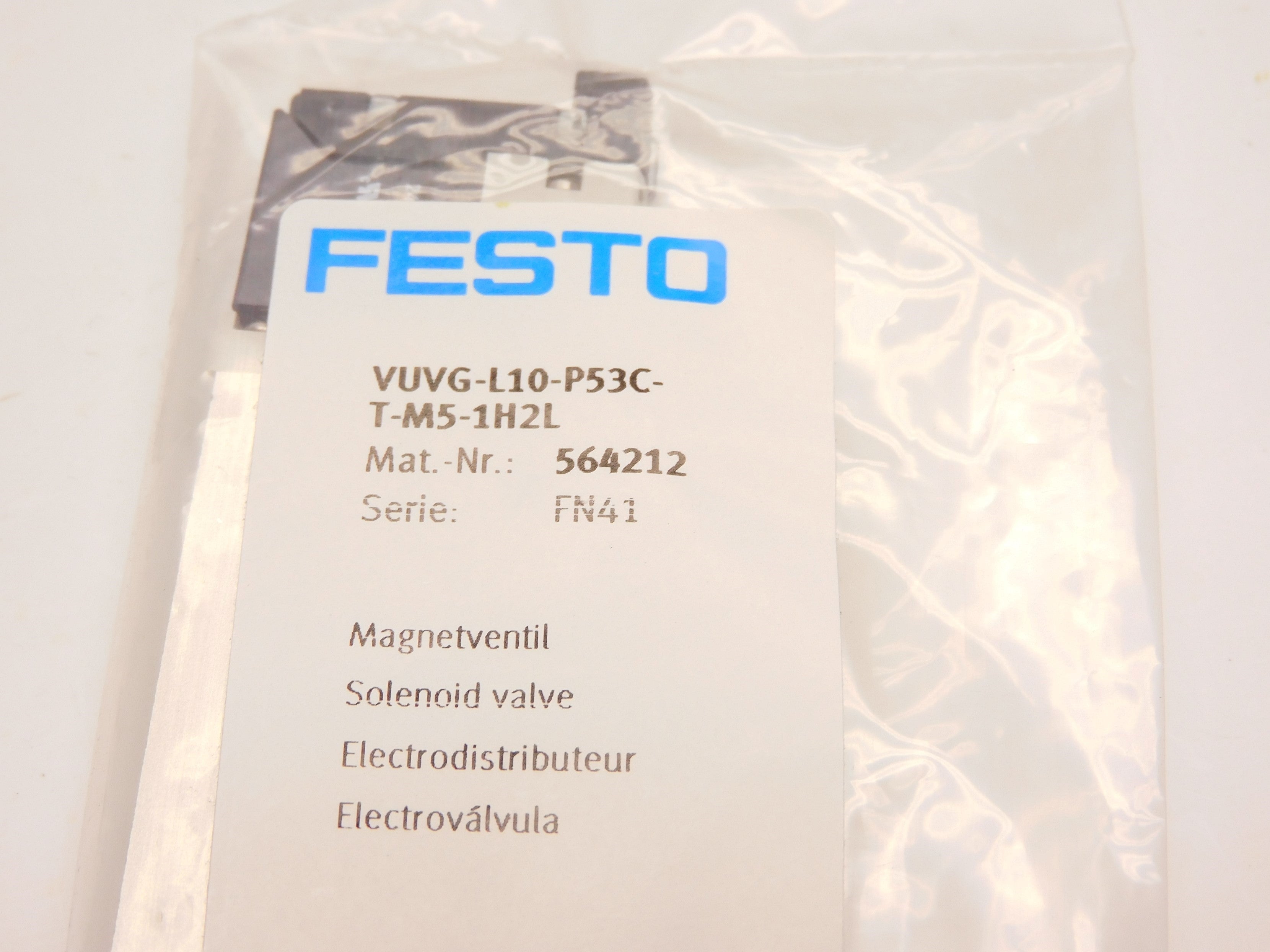 FESTO VUVG-L10-P53C-T-M5-1H2L 24VDC NSMP