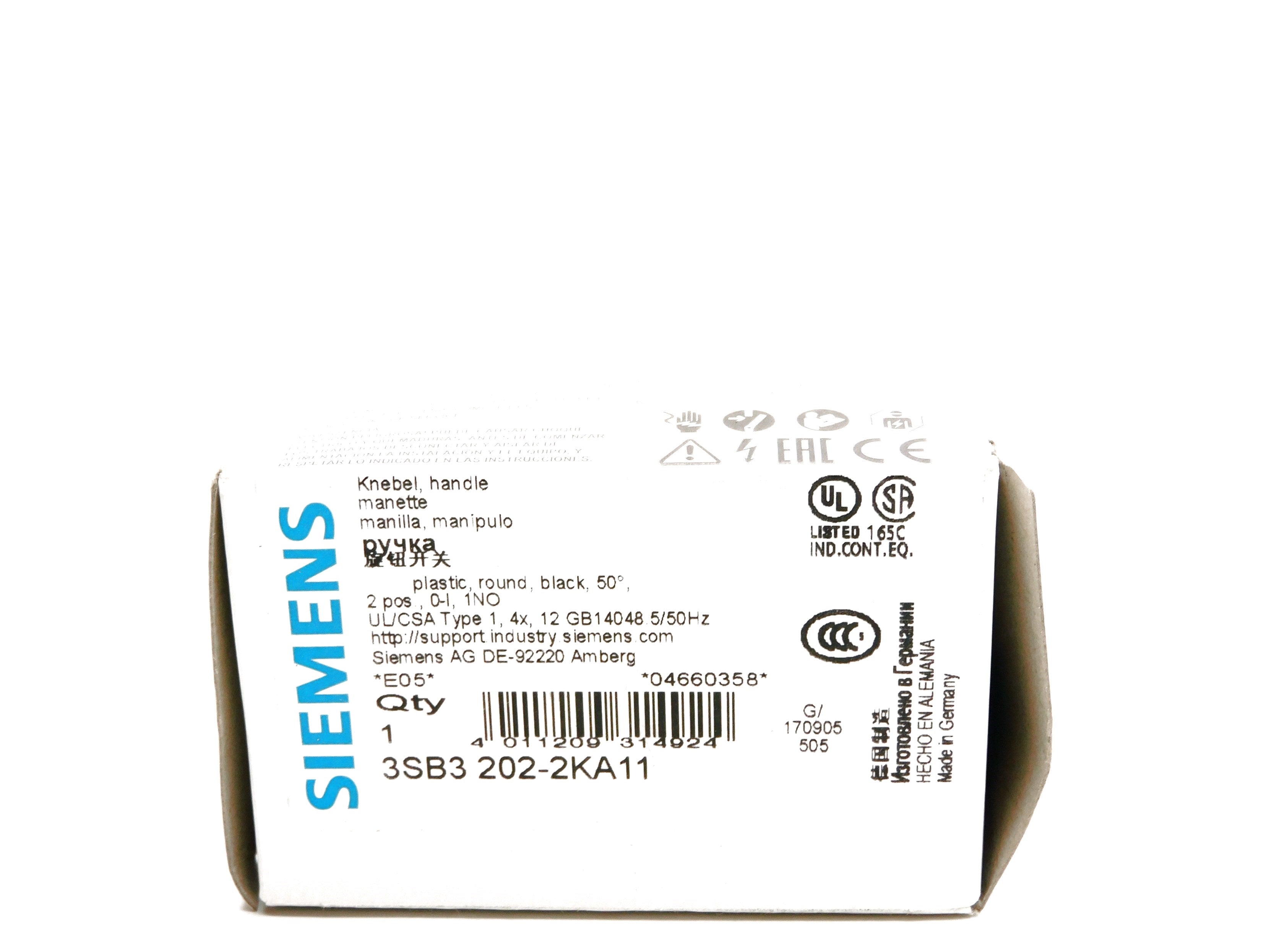 SIEMENS 3SB3202-2KA11 NSMP