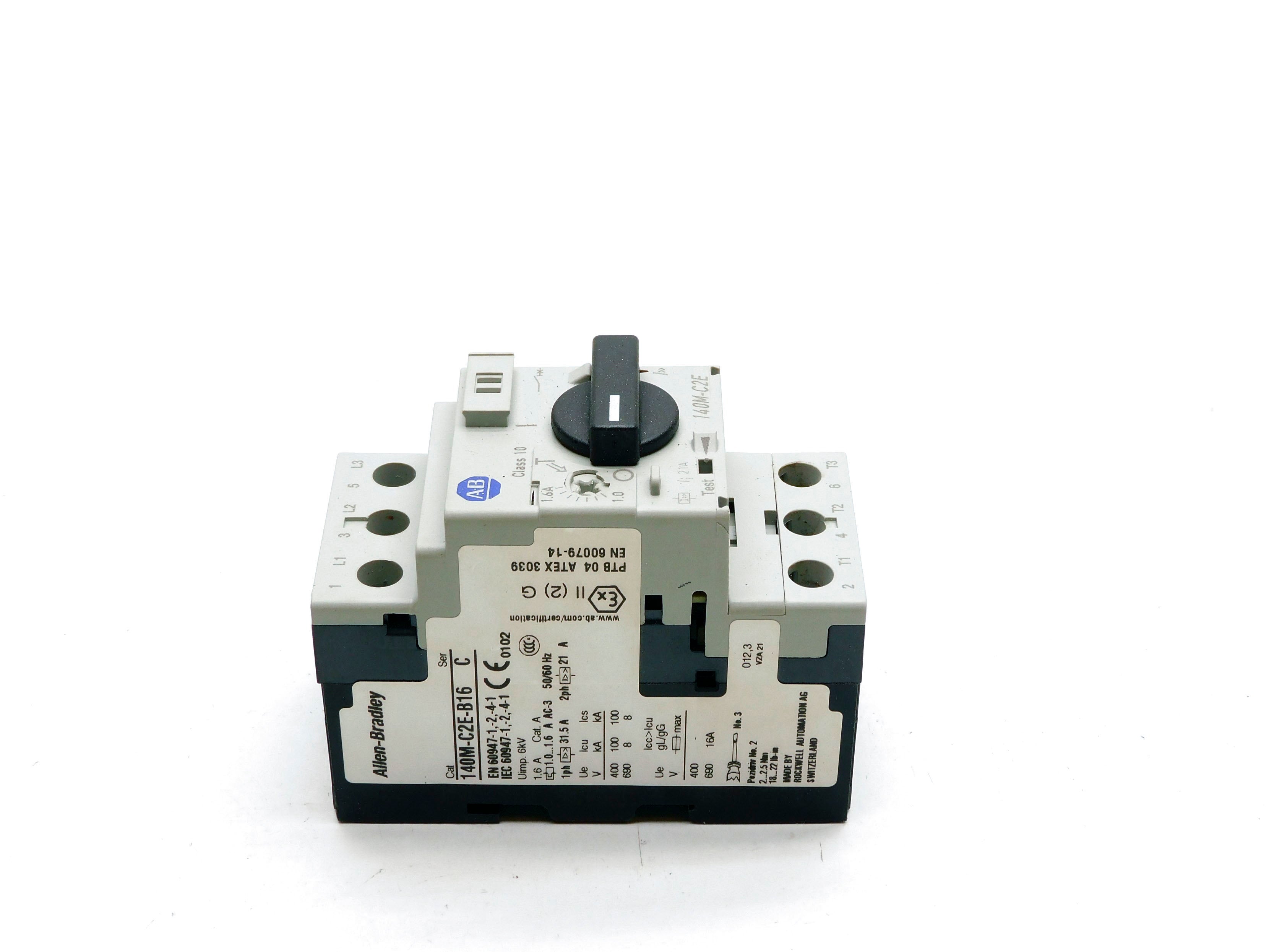 ALLEN BRADLEY 140M-C2E-B16 SER. C 690V 1.0-1.6A UNMP