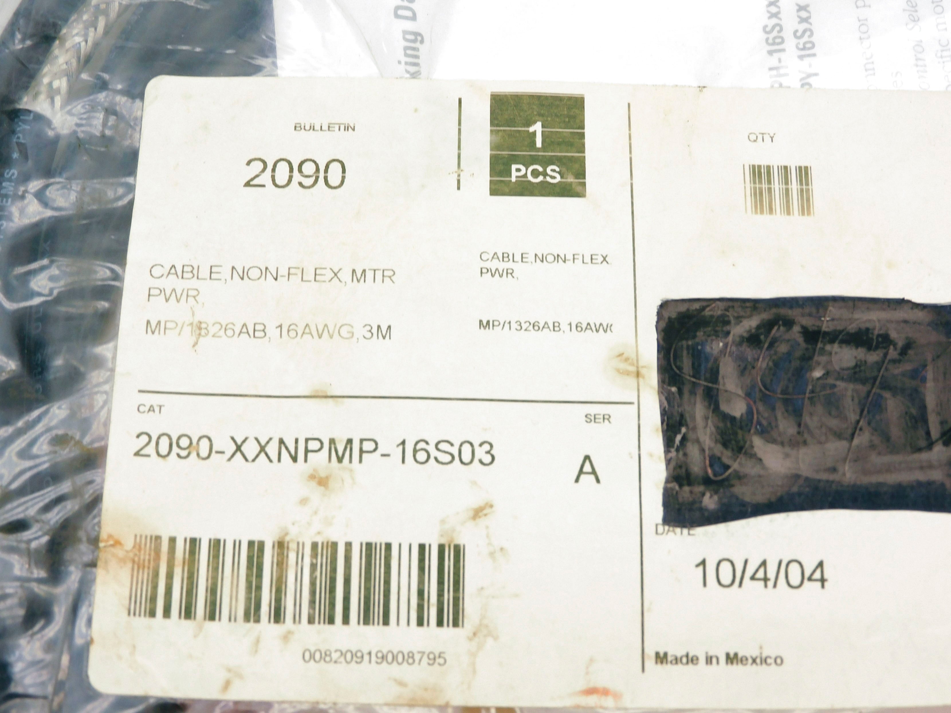 ALLEN BRADLEY 2090-XXNPMP-16S03 SER. A NSMP