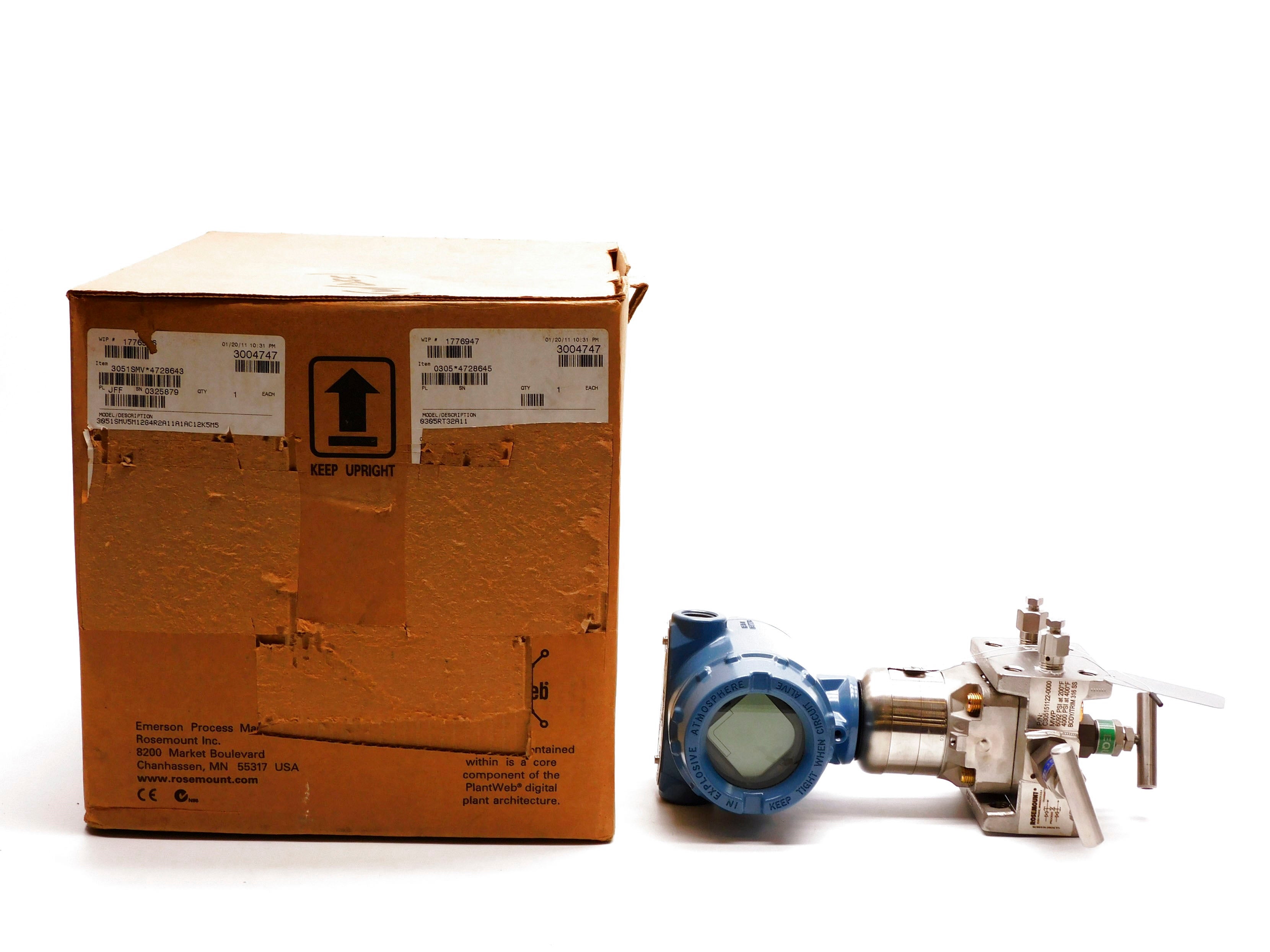 ROSEMOUNT 3051SMV5M12G4R2A11A1AC12K5M5 NSMP