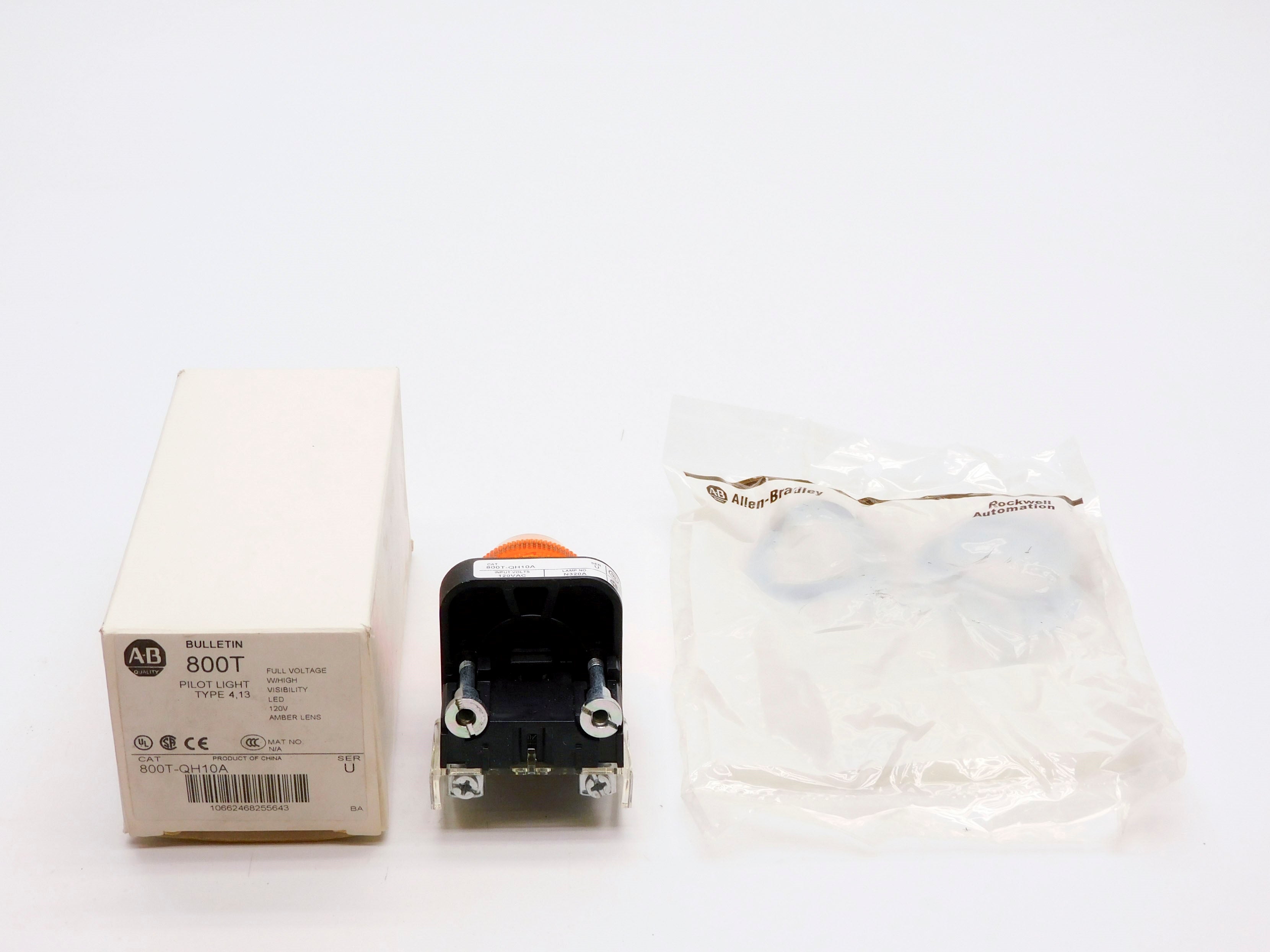 ALLEN BRADLEY 800T-QH10A SER. U (WH) NSMP