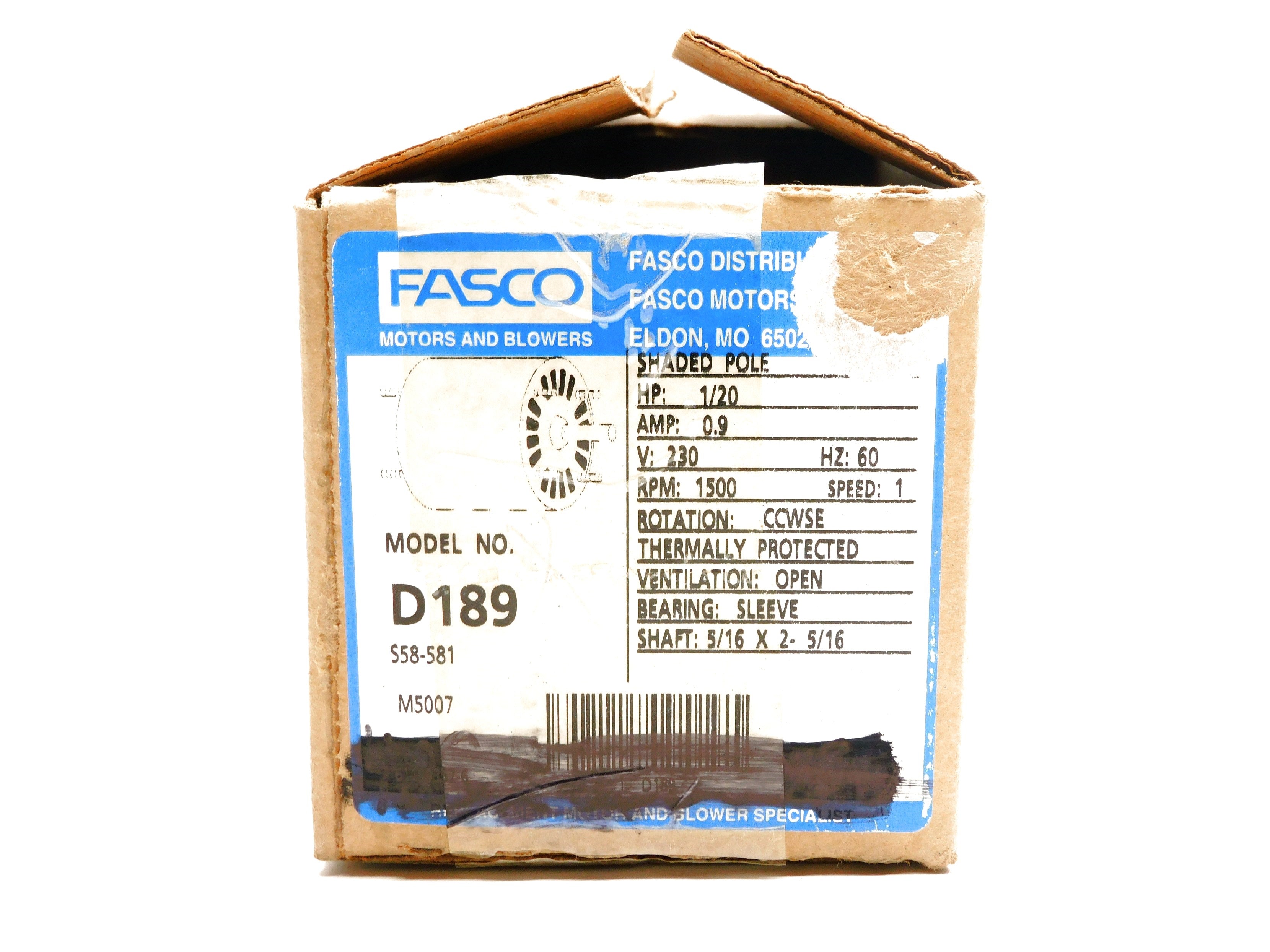 FASCO D189 NSMP