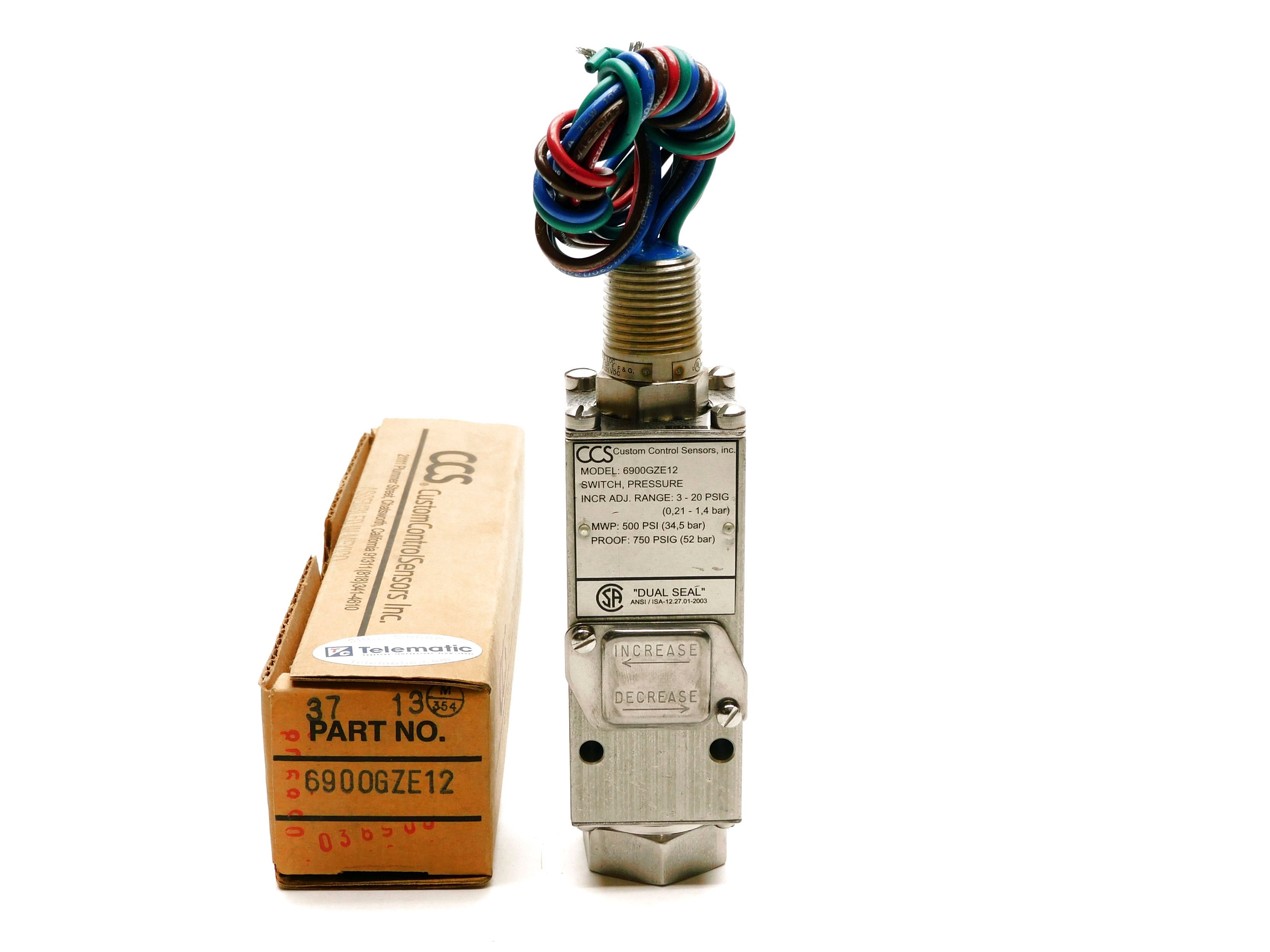 CCS 6900GZE12 3/20PSI NSMP