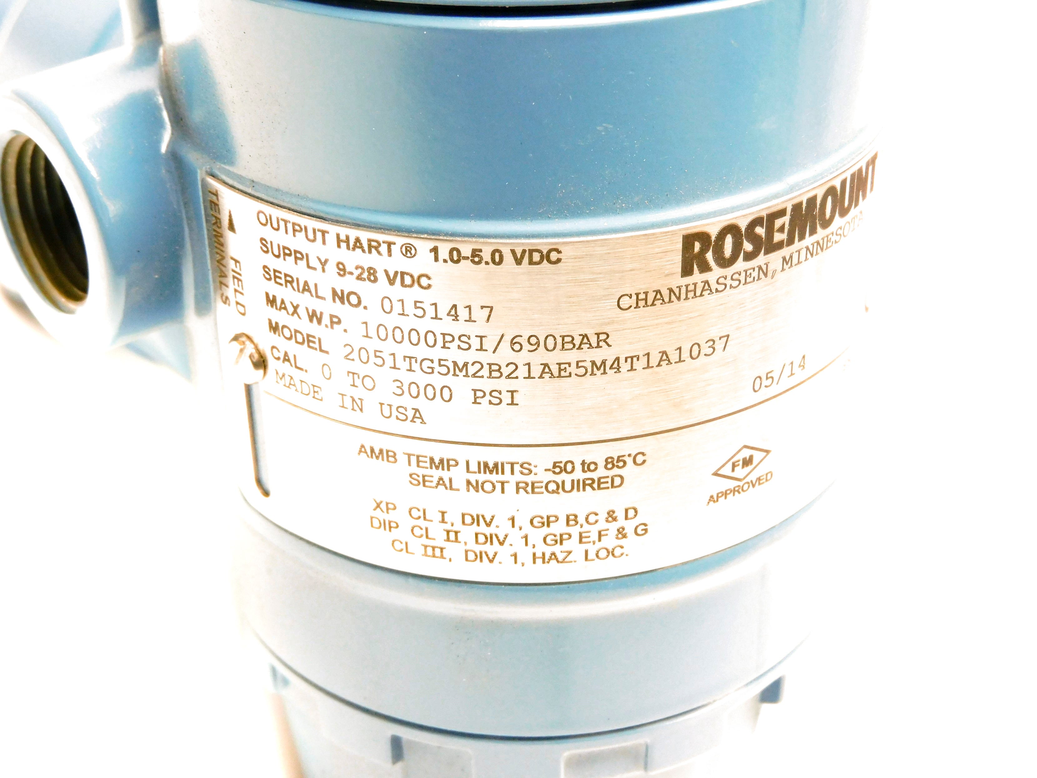 ROSEMOUNT 2051TG5M2B21AE5M4T1A1037 NSMP