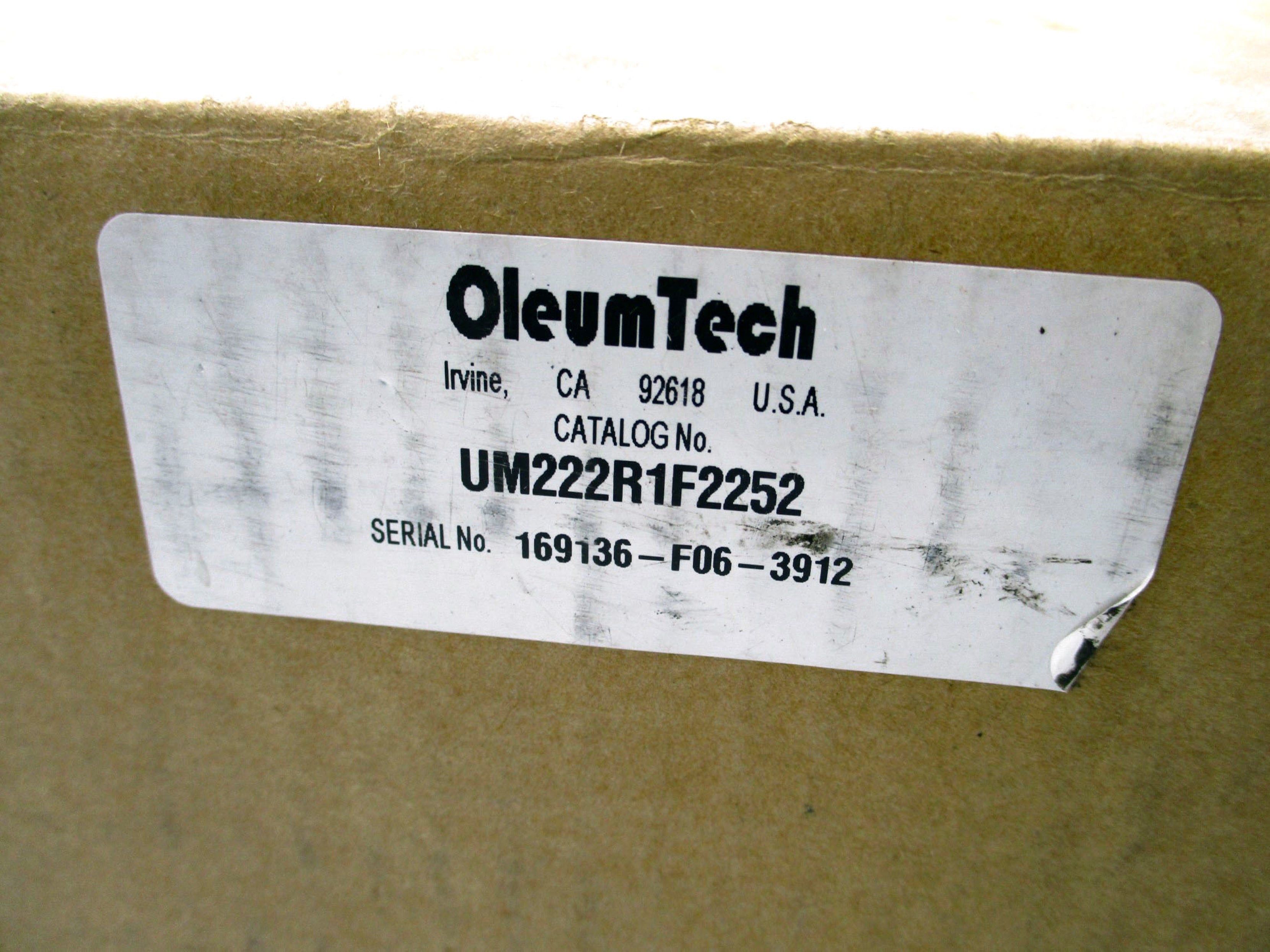 OLEUM TECH UM222R1F2252 NSMP