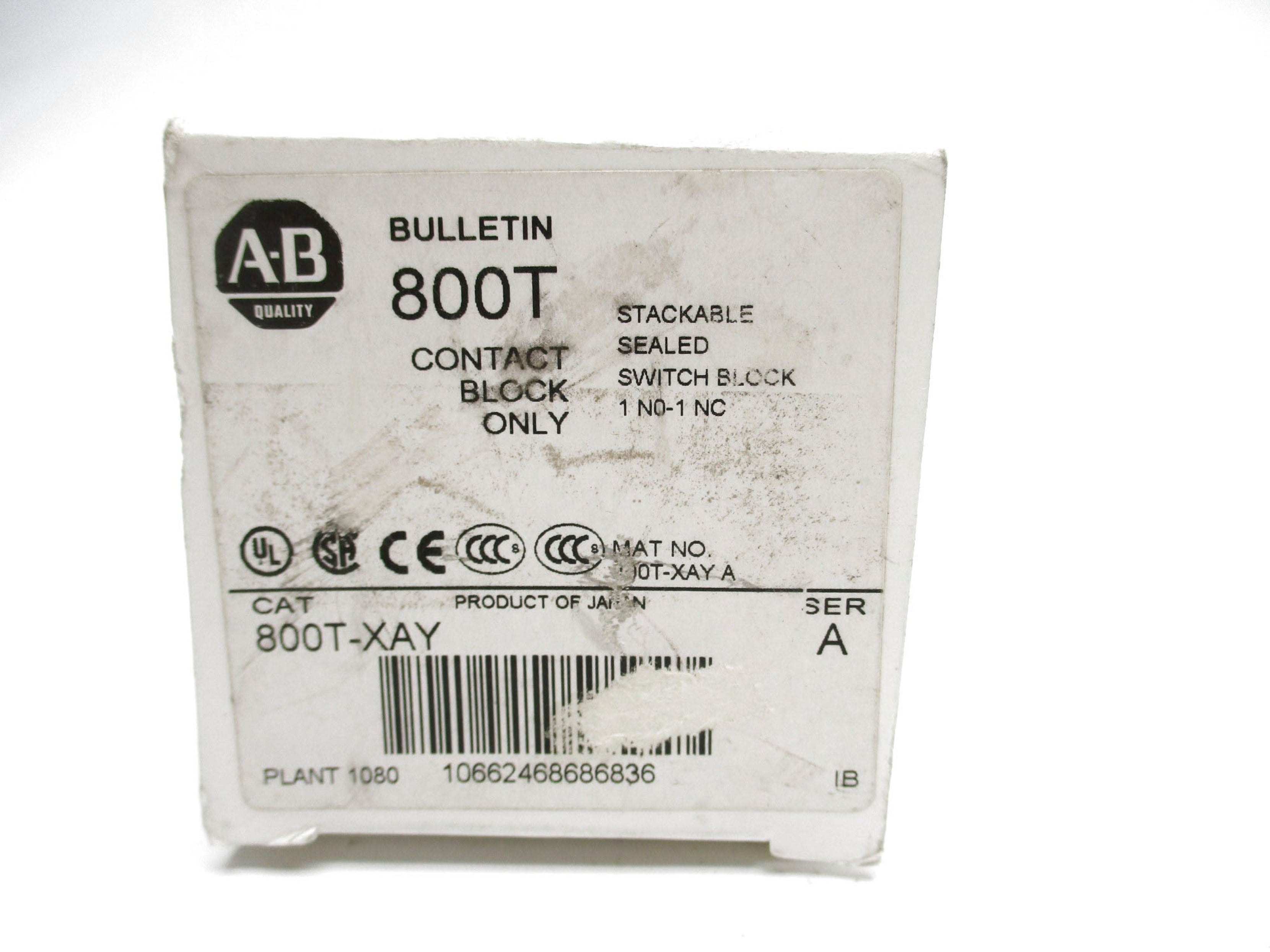 INDUSTRIAL SPARE PART 800T-XAY SER. A (WH) NSMP