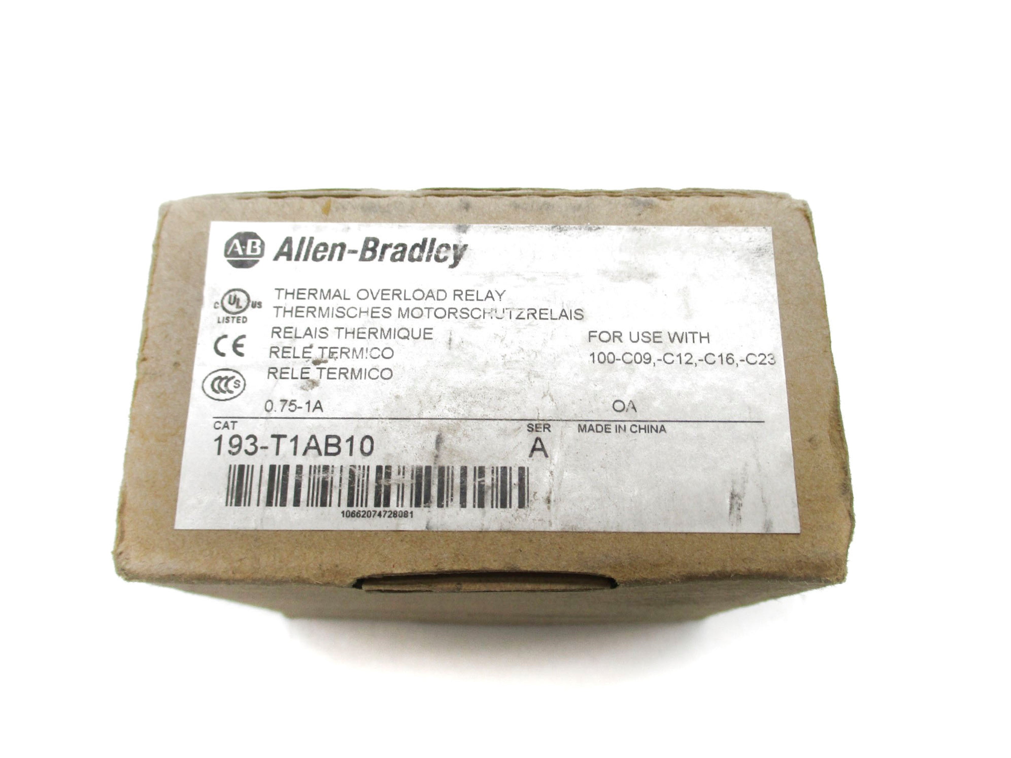 INDUSTRIAL SPARE PART 193-T1AB10 SER. A 690V 0.75-1A (BR/WH) NSMP