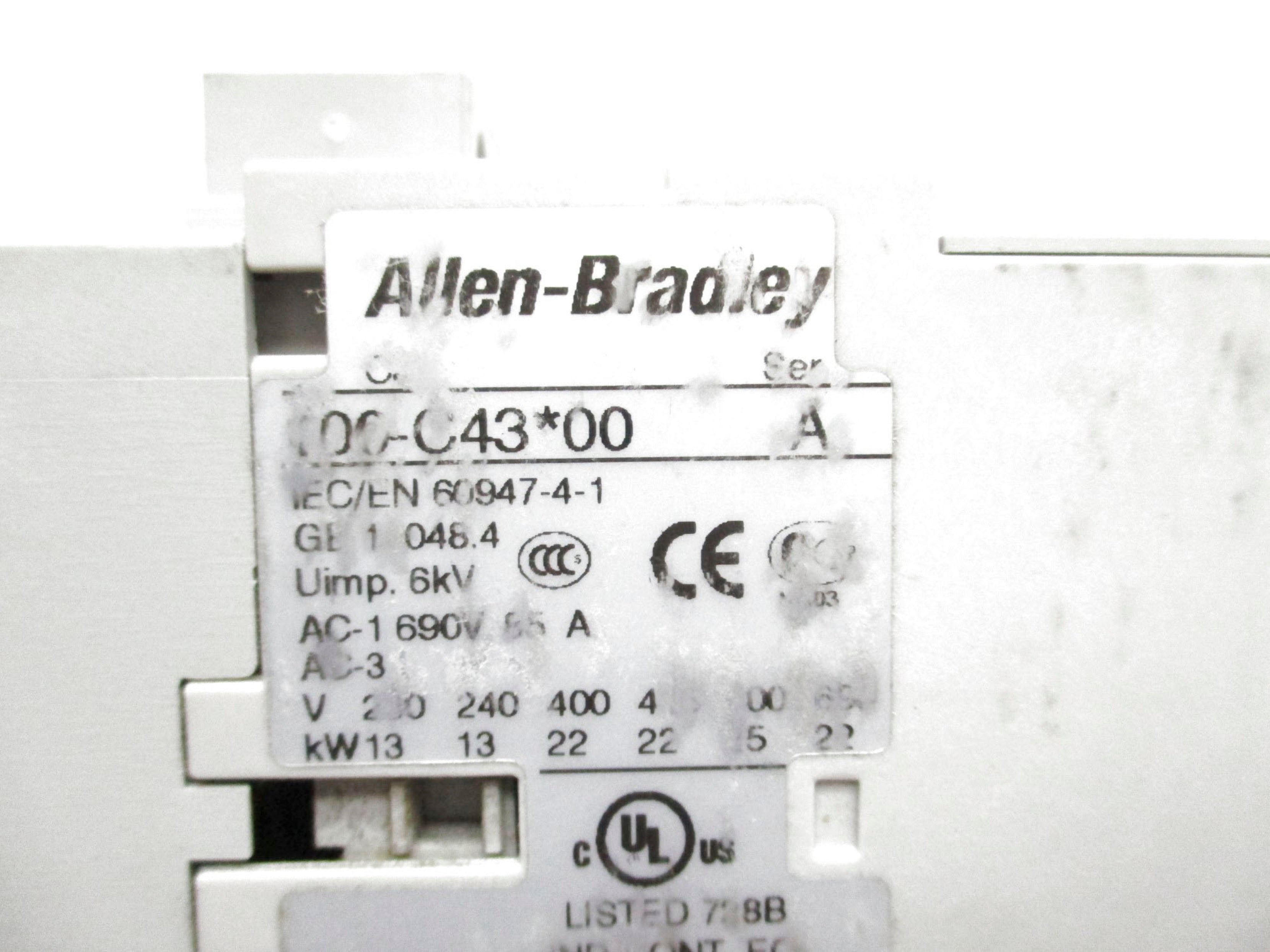 INDUSTRIAL SPARE PART 100-C43J10 SER. A 24V (BR/WH) NSMP