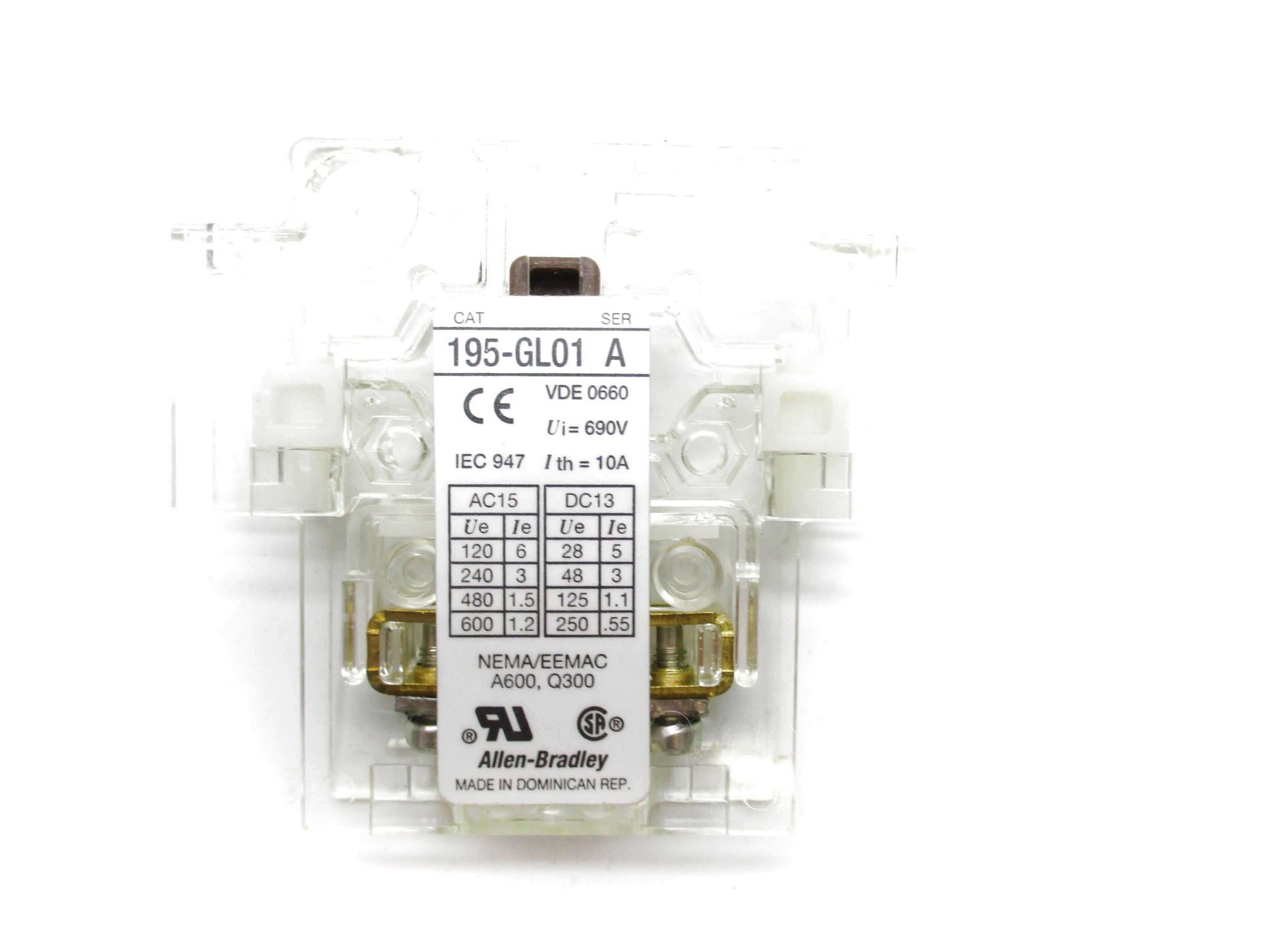 INDUSTRIAL SPARE PART 195-GL01 SER. A (WH) NSMP