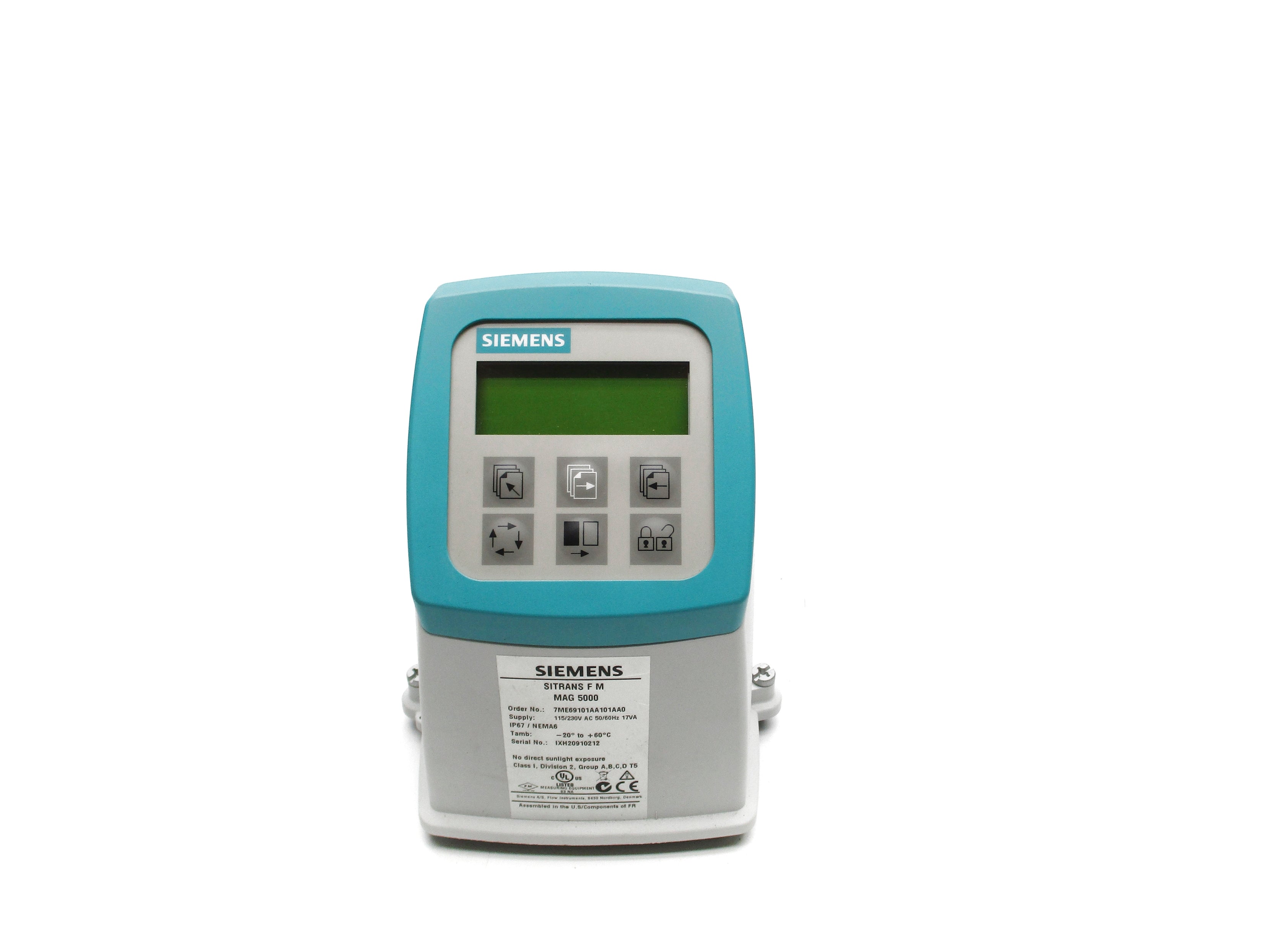 SIEMENS 7ME69101AA101AA0 115/230VAC NSNP
