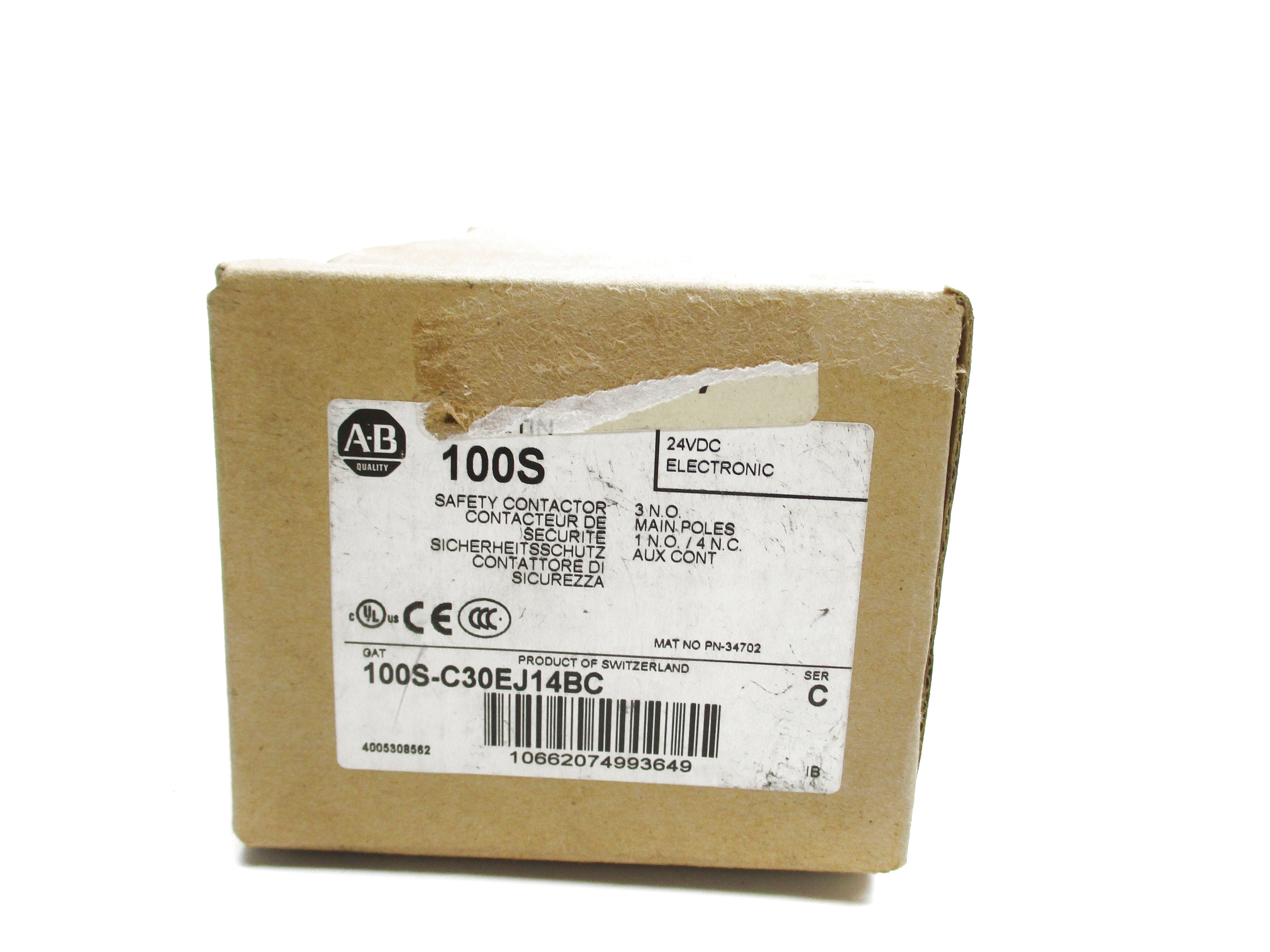 INDUSTRIAL SPARE PART 100S-C30EJ14BC SER. C 24VDC (BR/WH) NSMP