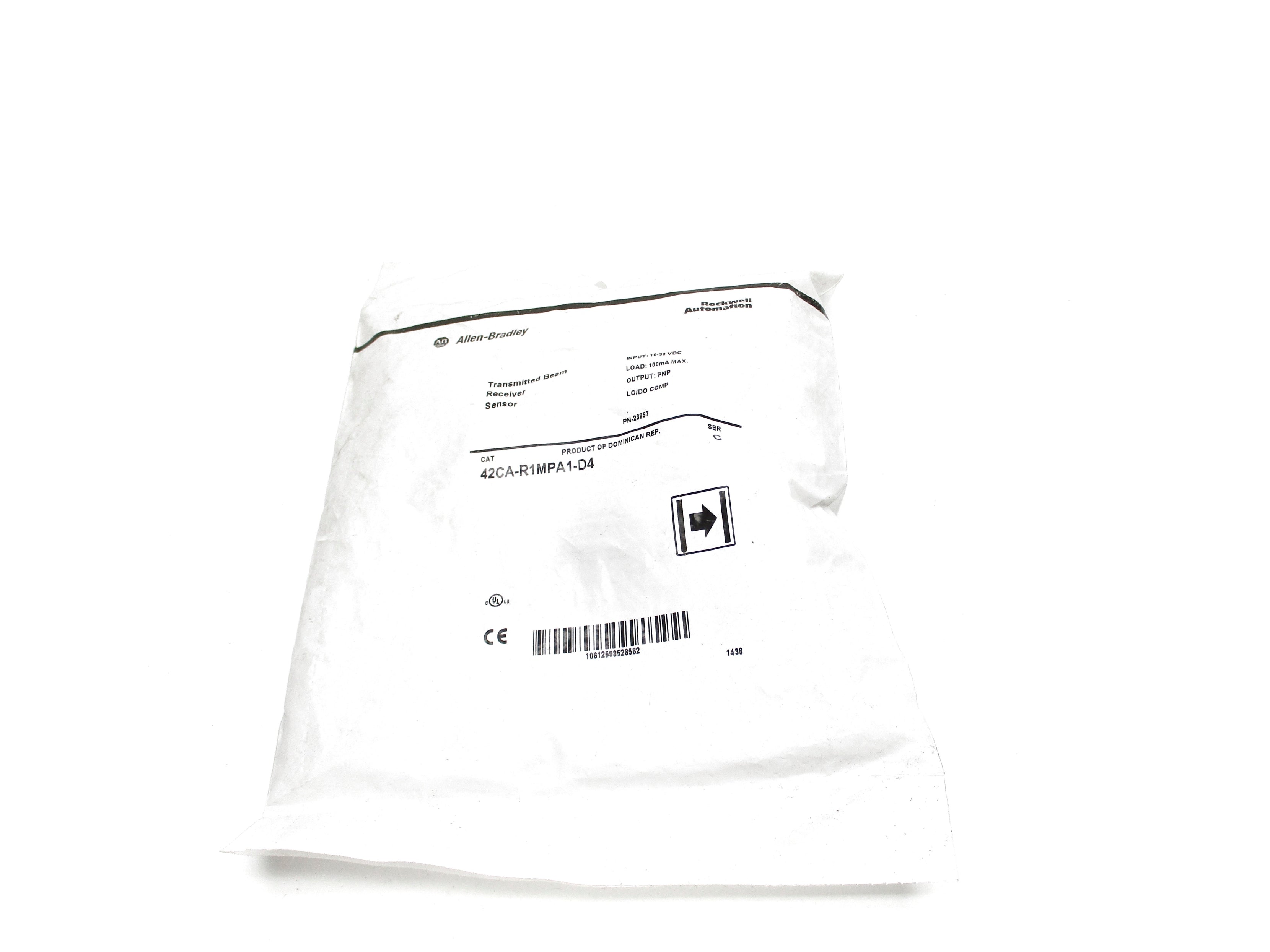 ALLEN BRADLEY 42CA-R1MPA1-D4 SER. C 10-30VDC NSMP