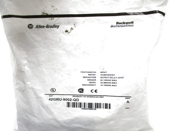 ALLEN BRADLEY 42GRU-9002-QD SER. A 70-284VAC/DC NSMP