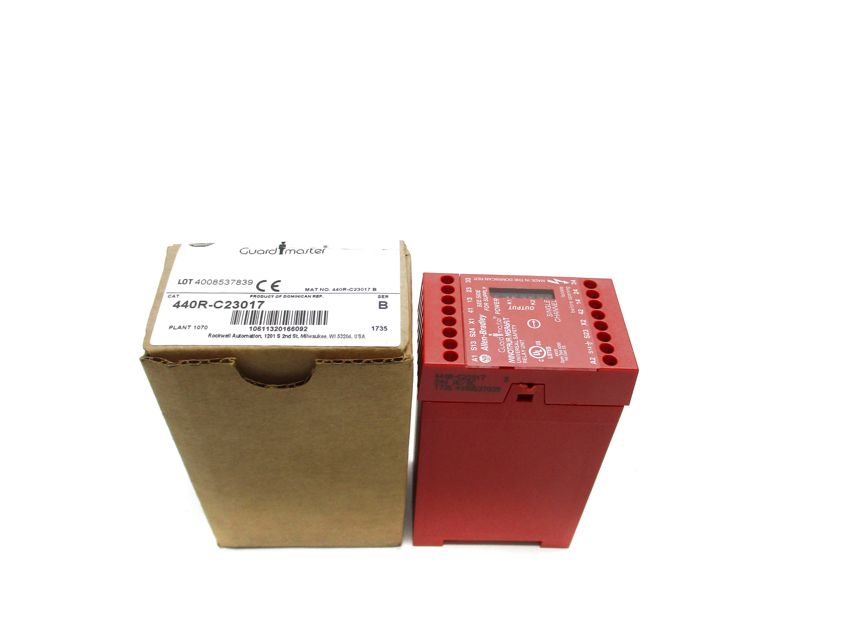 INDUSTRIAL SPARE PART 440R-C23017 SER. B 24VAC/DC (BR/WH) NSMP