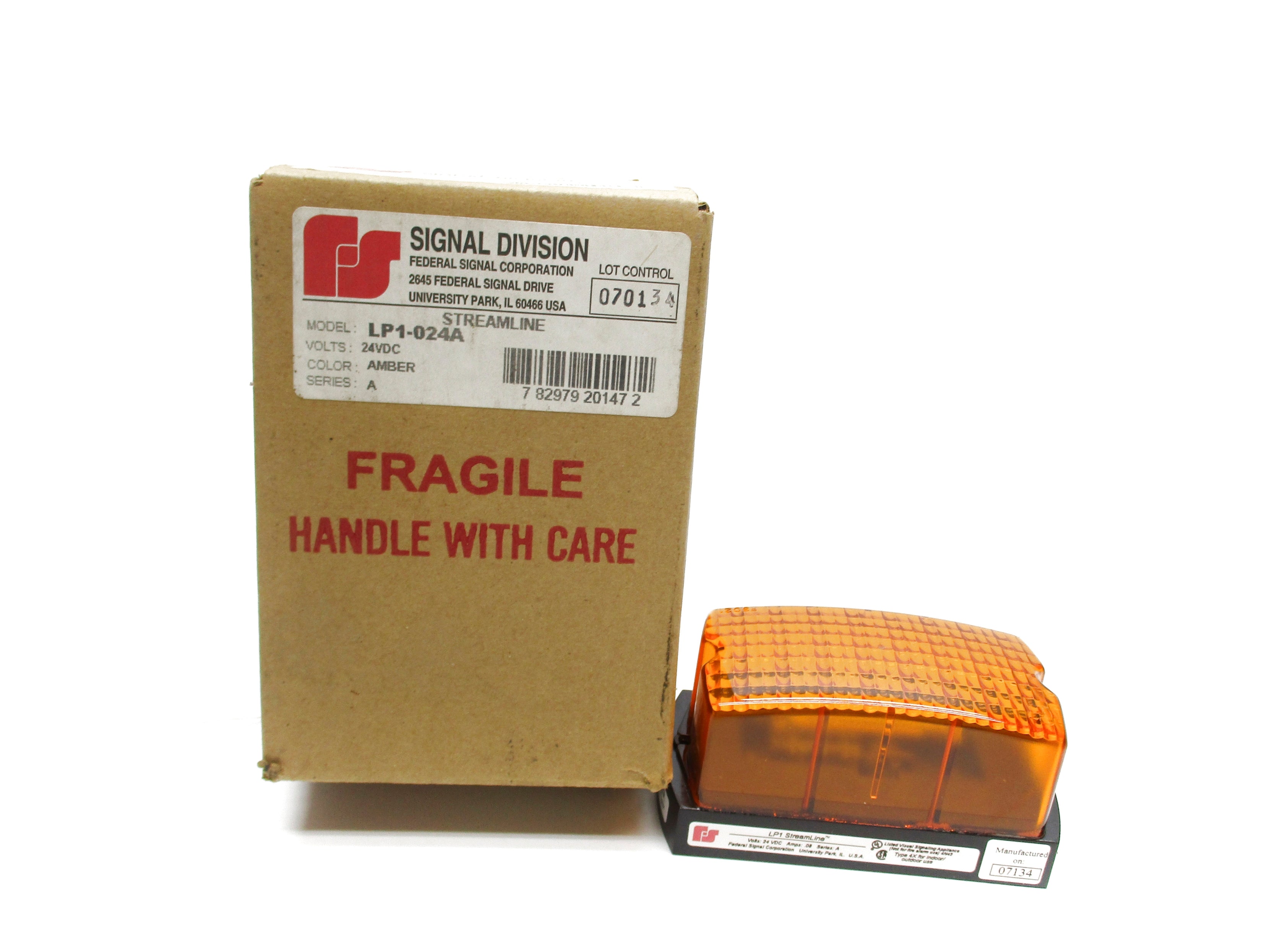FEDERAL SIGNAL LP1-024A SER. A 24VDC .08A NSMP
