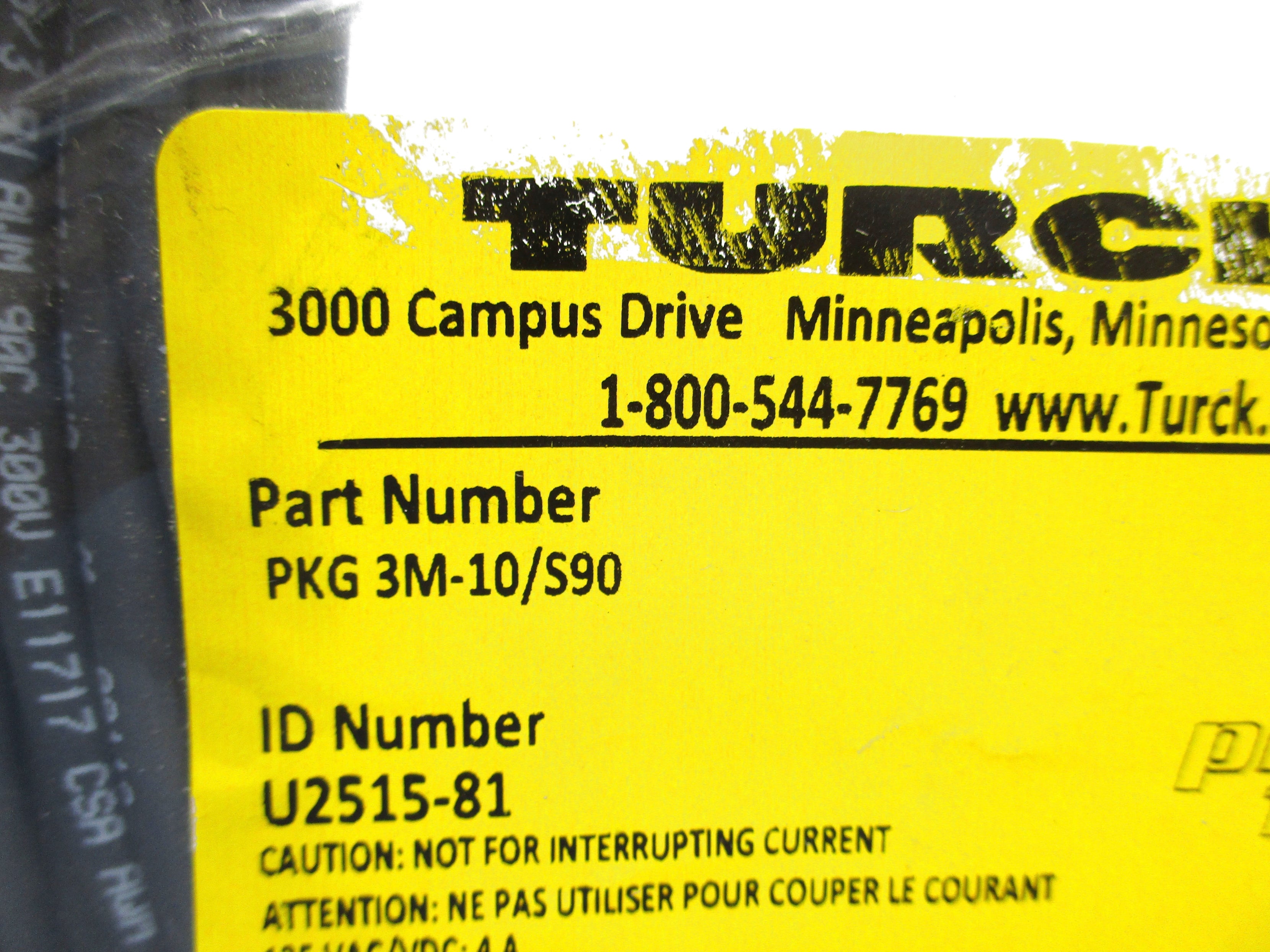 TURCK PKG3M-10/S90 NSMP