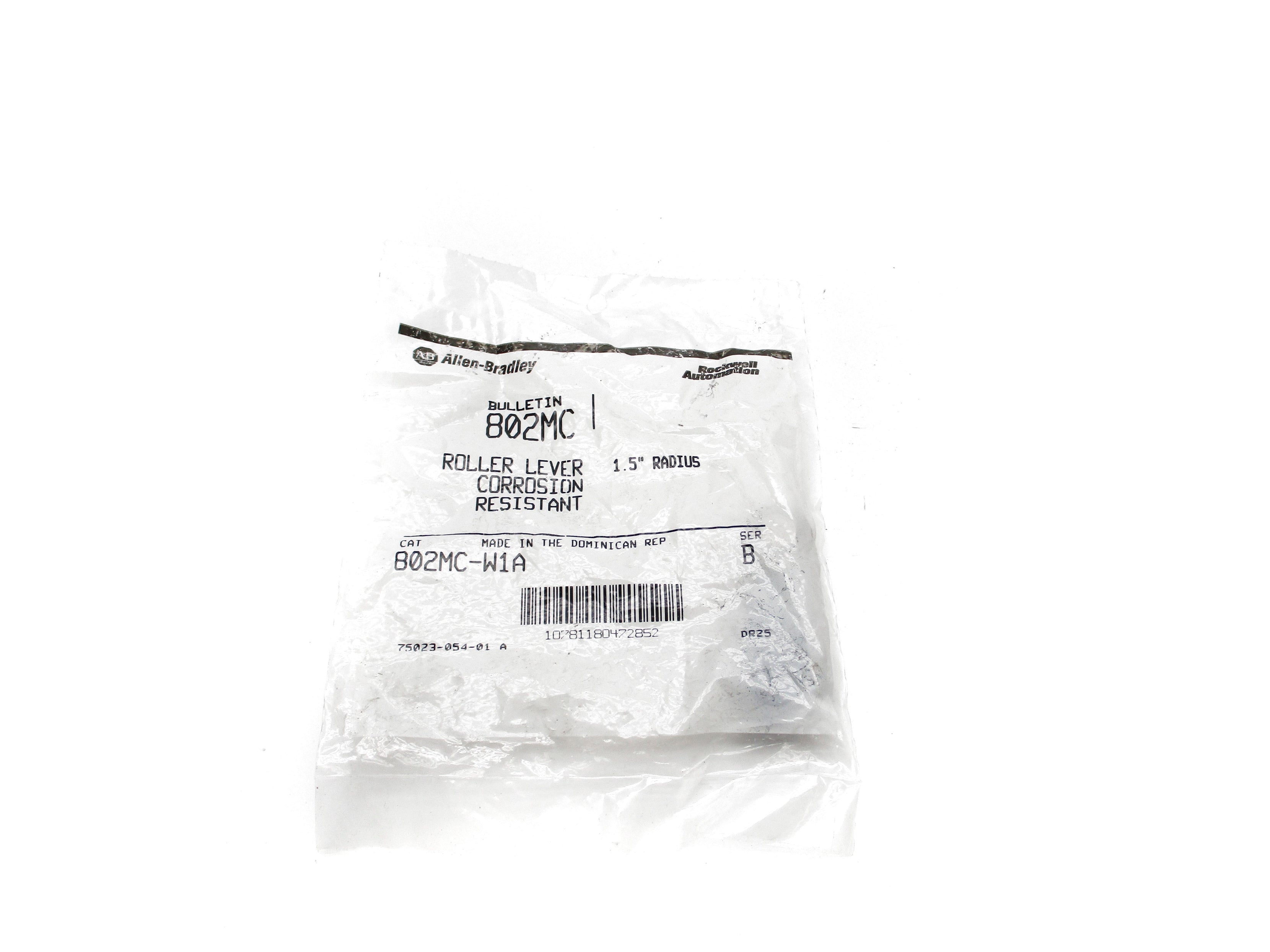 ALLEN BRADLEY 802MC-W1A SER. B 1.5" NSMP