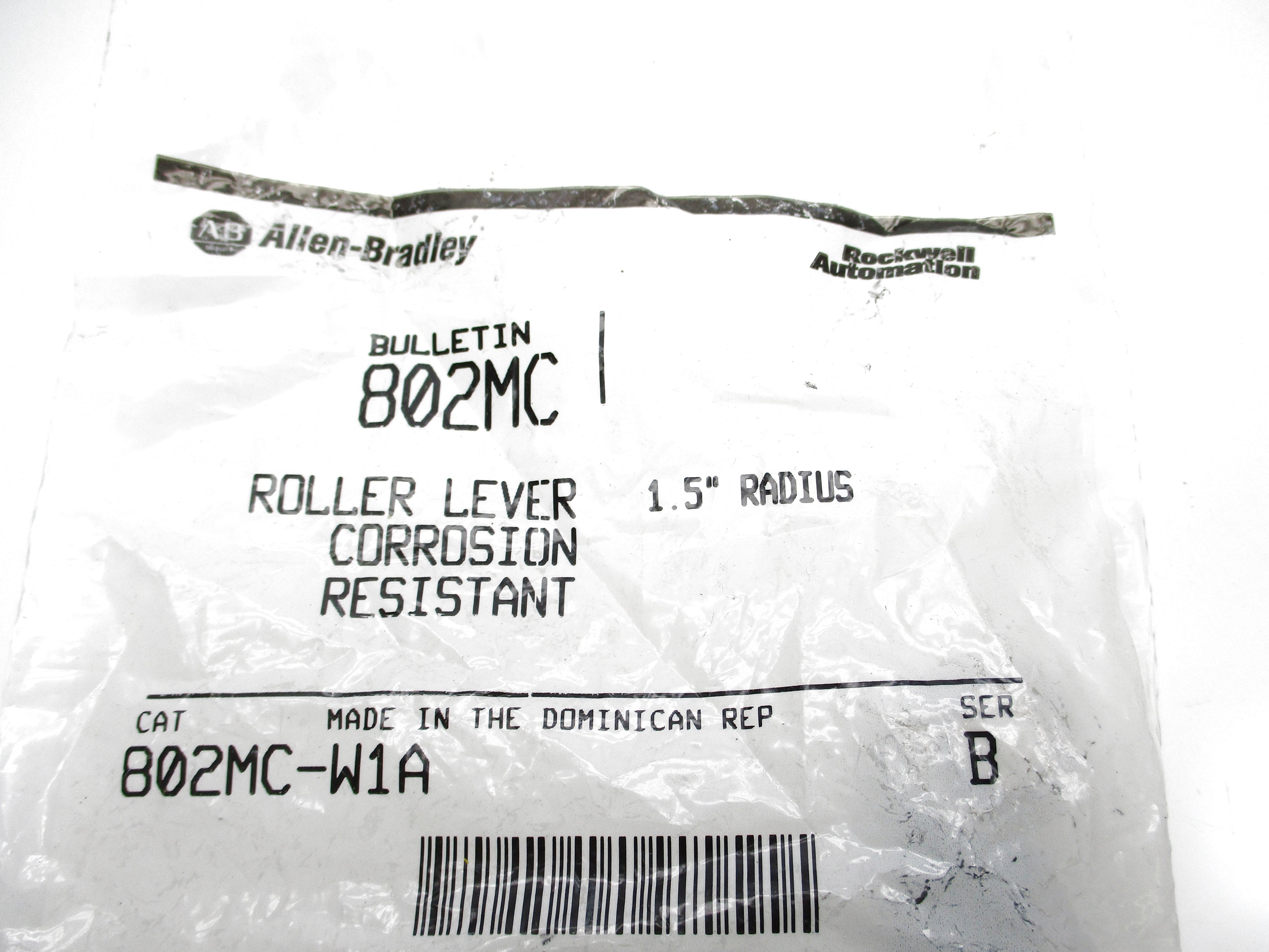 ALLEN BRADLEY 802MC-W1A SER. B 1.5" NSMP