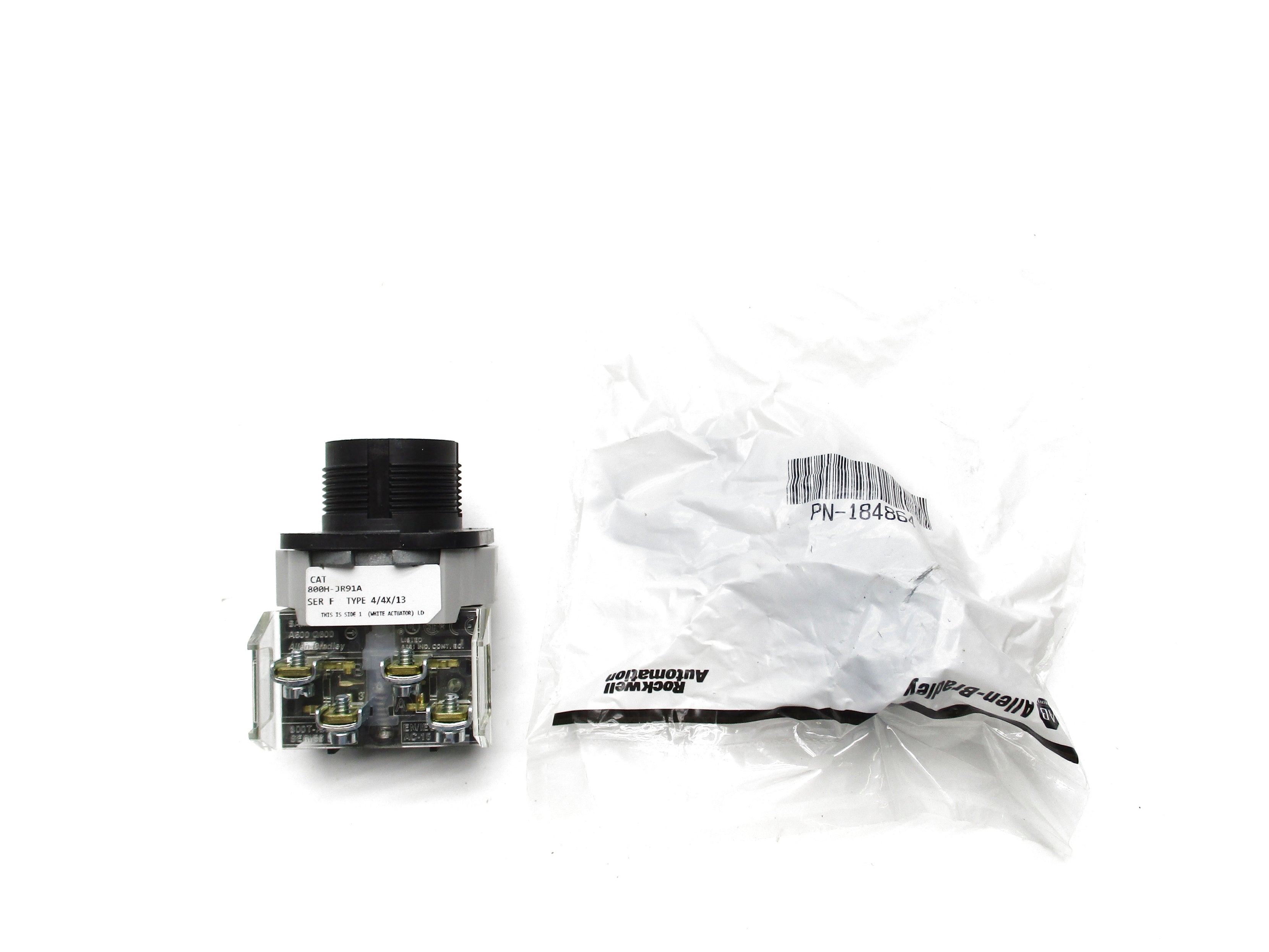 ALLEN BRADLEY 800H-JR91A SER. F (WH) NSMP