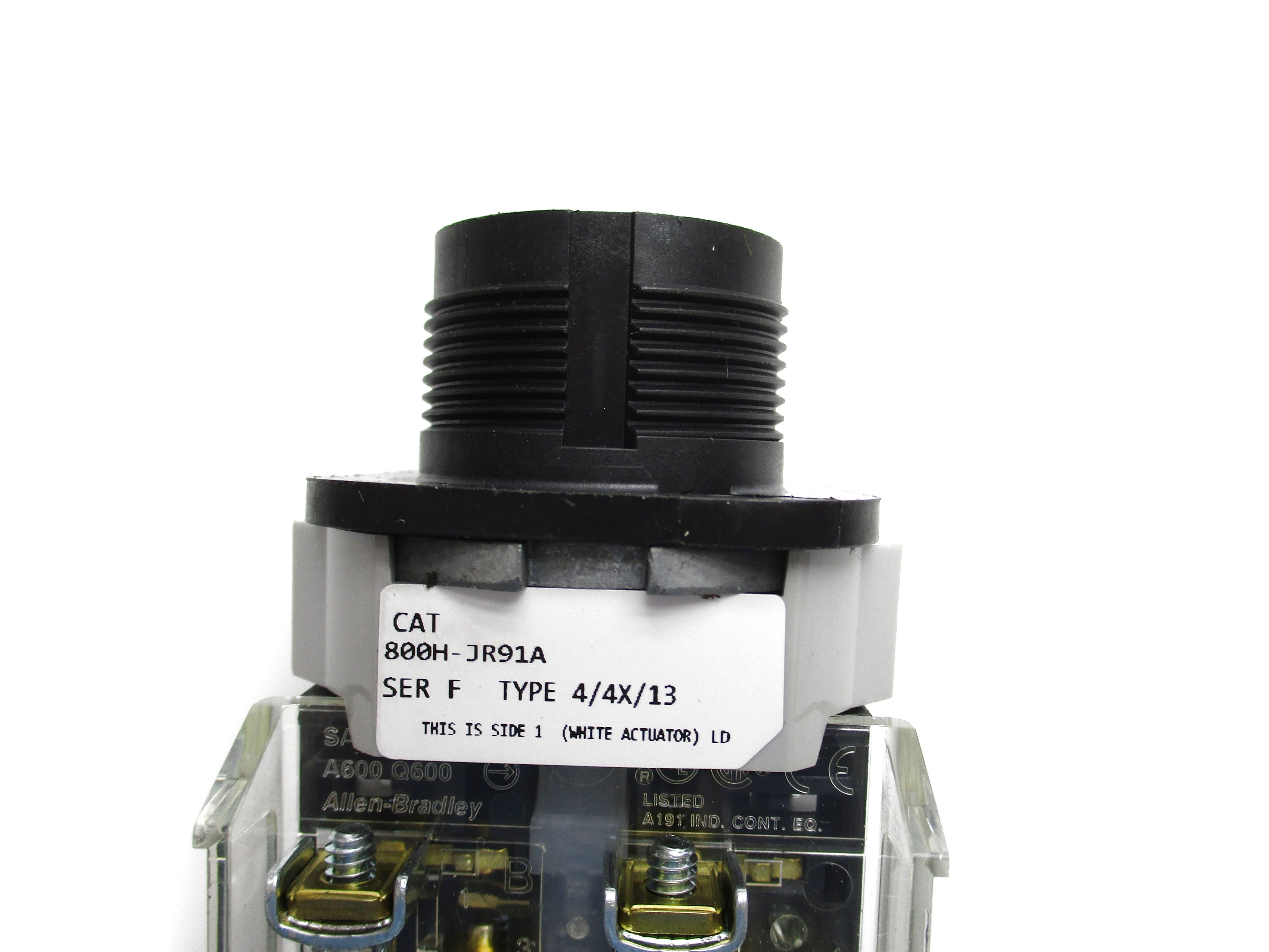 ALLEN BRADLEY 800H-JR91A SER. F (WH) NSMP