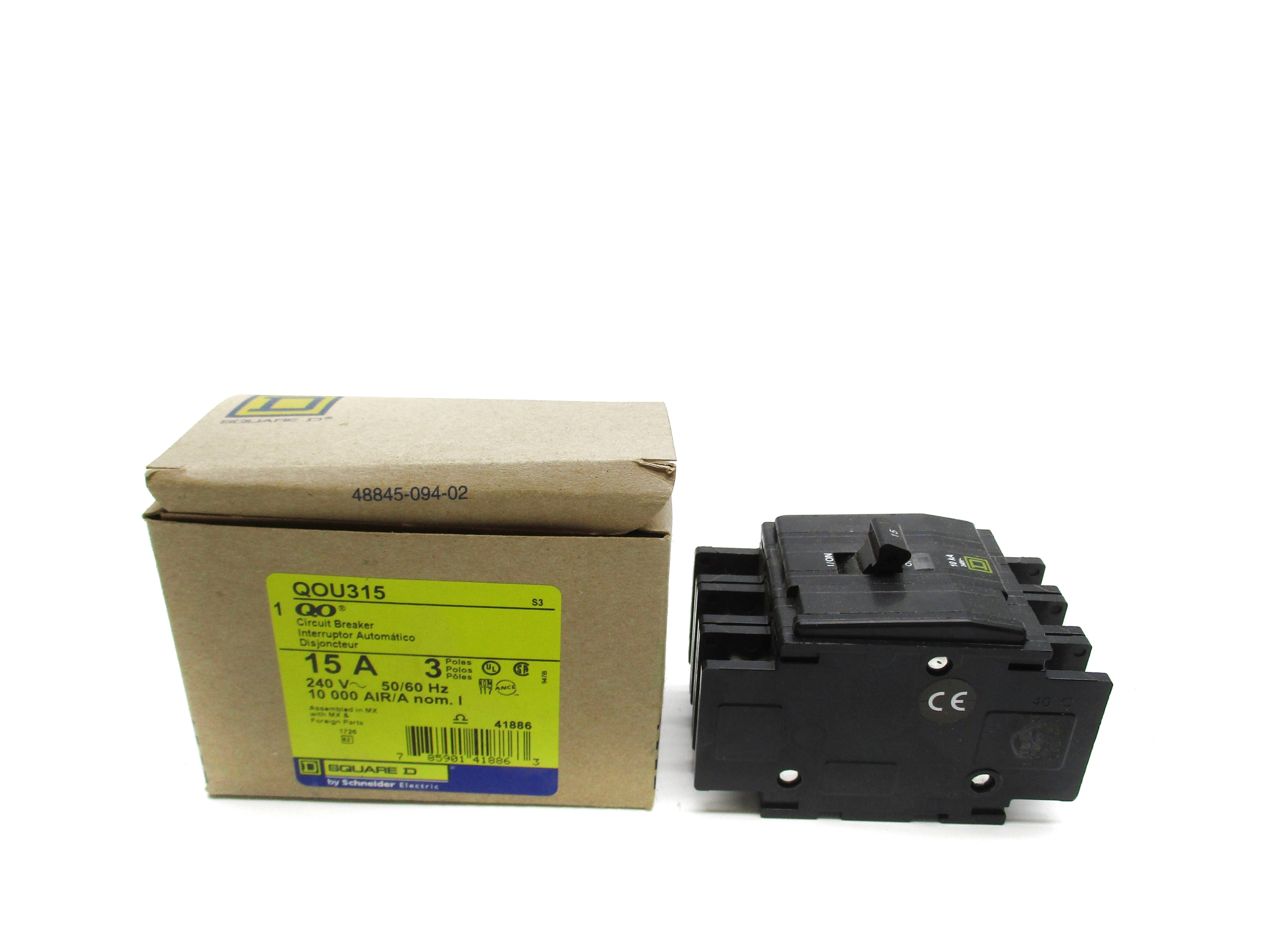 SQUARE D QOU315 15A 240V NSMP