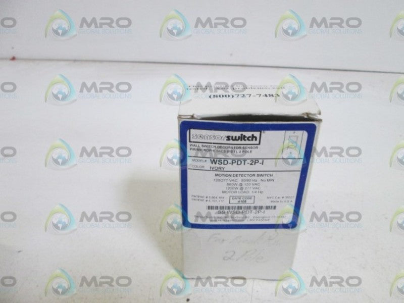 SENSOR SWITCH WALL SWITCH DECORATOR SENSOR (IVORY) WSD-PDT-2P-I NSMP