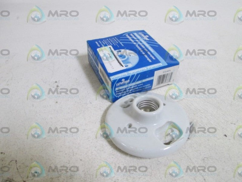 LEVITON PORCELAIN LAMPHOLDER KEYLESS 510-9875 NSMP