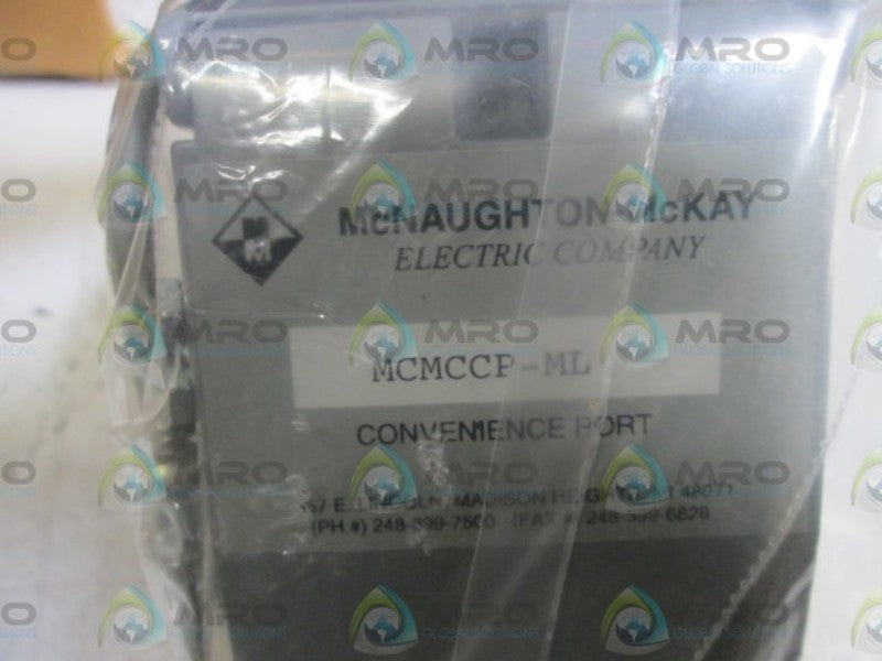MCNAUGHTON-MCKAY RECEPTACLE ENCLOSURE MCMCCP-ML NSMP