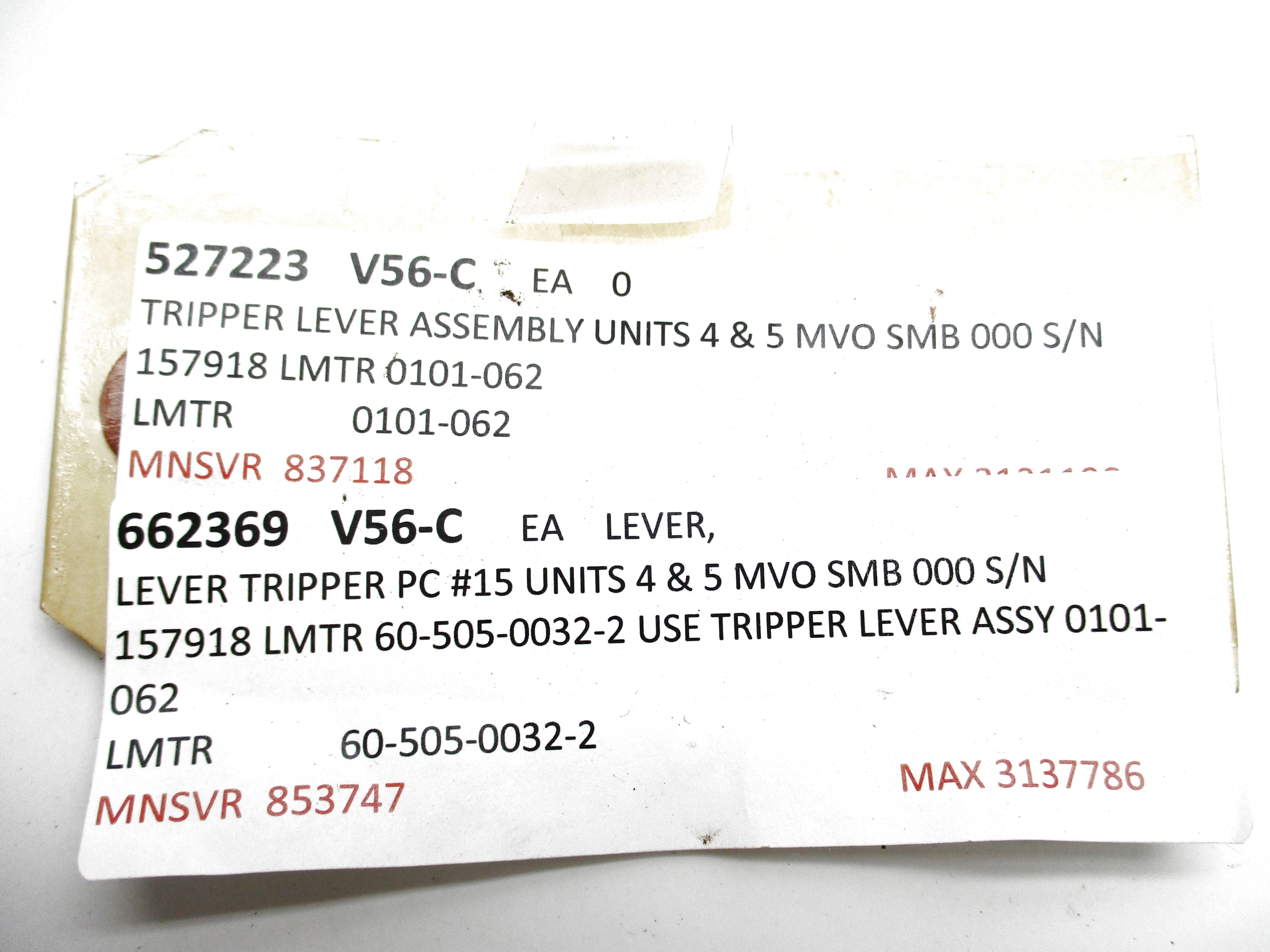LEVER 60-505-0032-2 NSNP