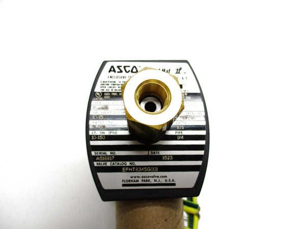 ASCO EFHT8345G001 110/120V 10-150PSI 1/4" NSMP